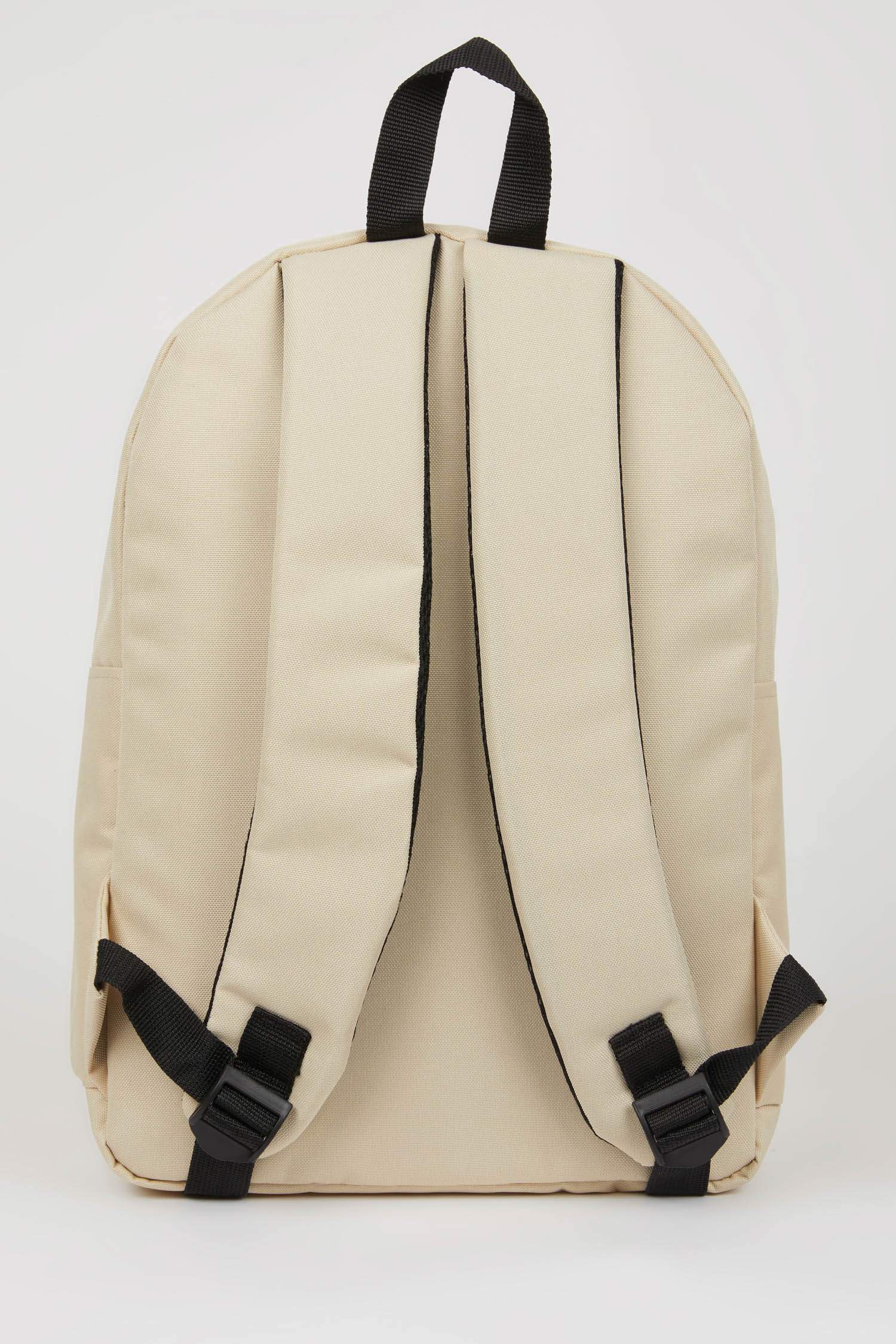 Unisex Basic Düz Okul Sırt Çantası