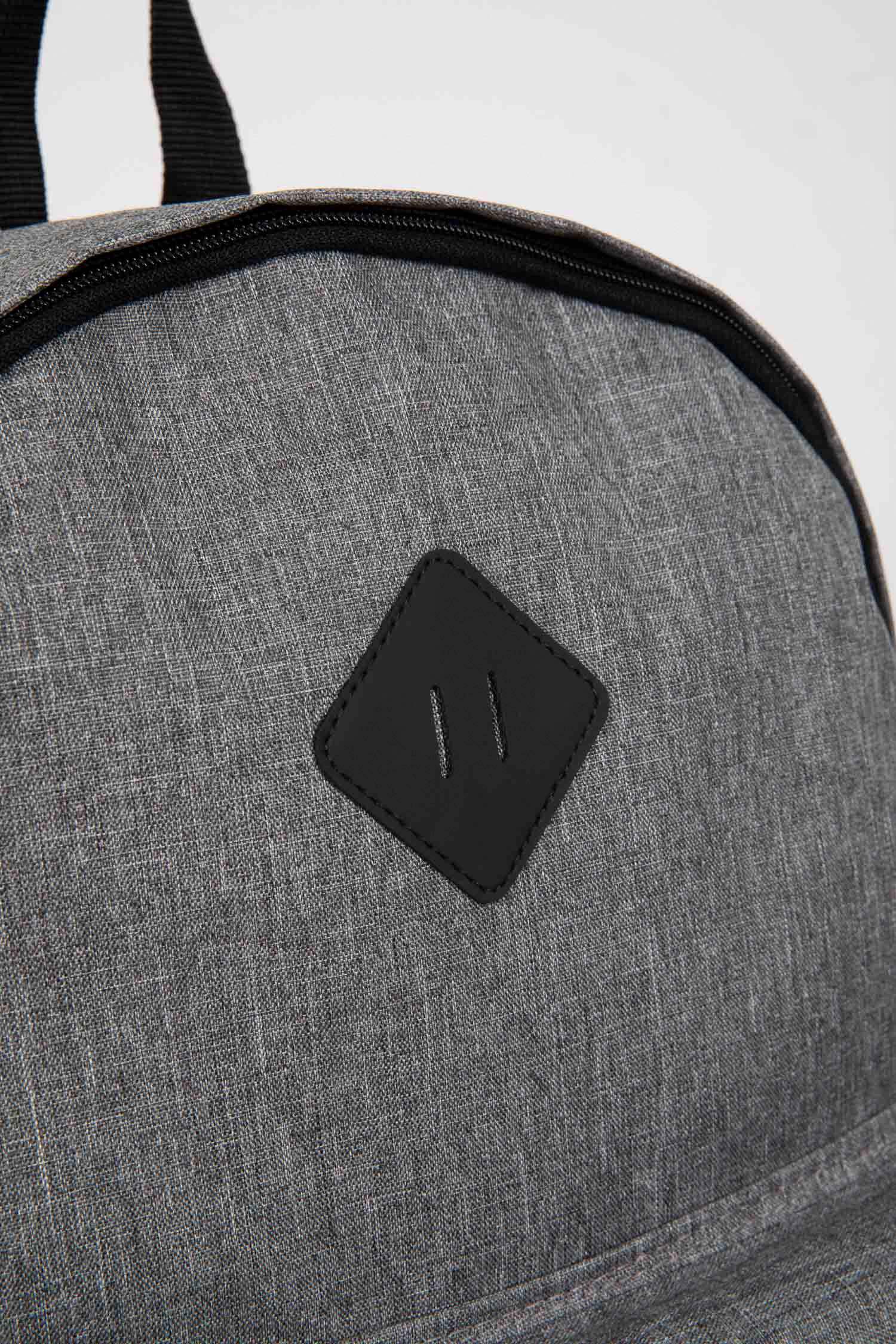 Unisex Basic Düz Okul Sırt Çantası