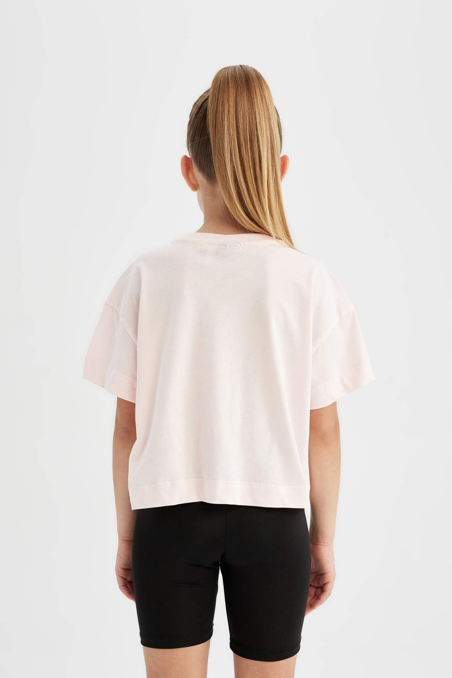 تيشيرت بناتي نص كم من ميامي هيت