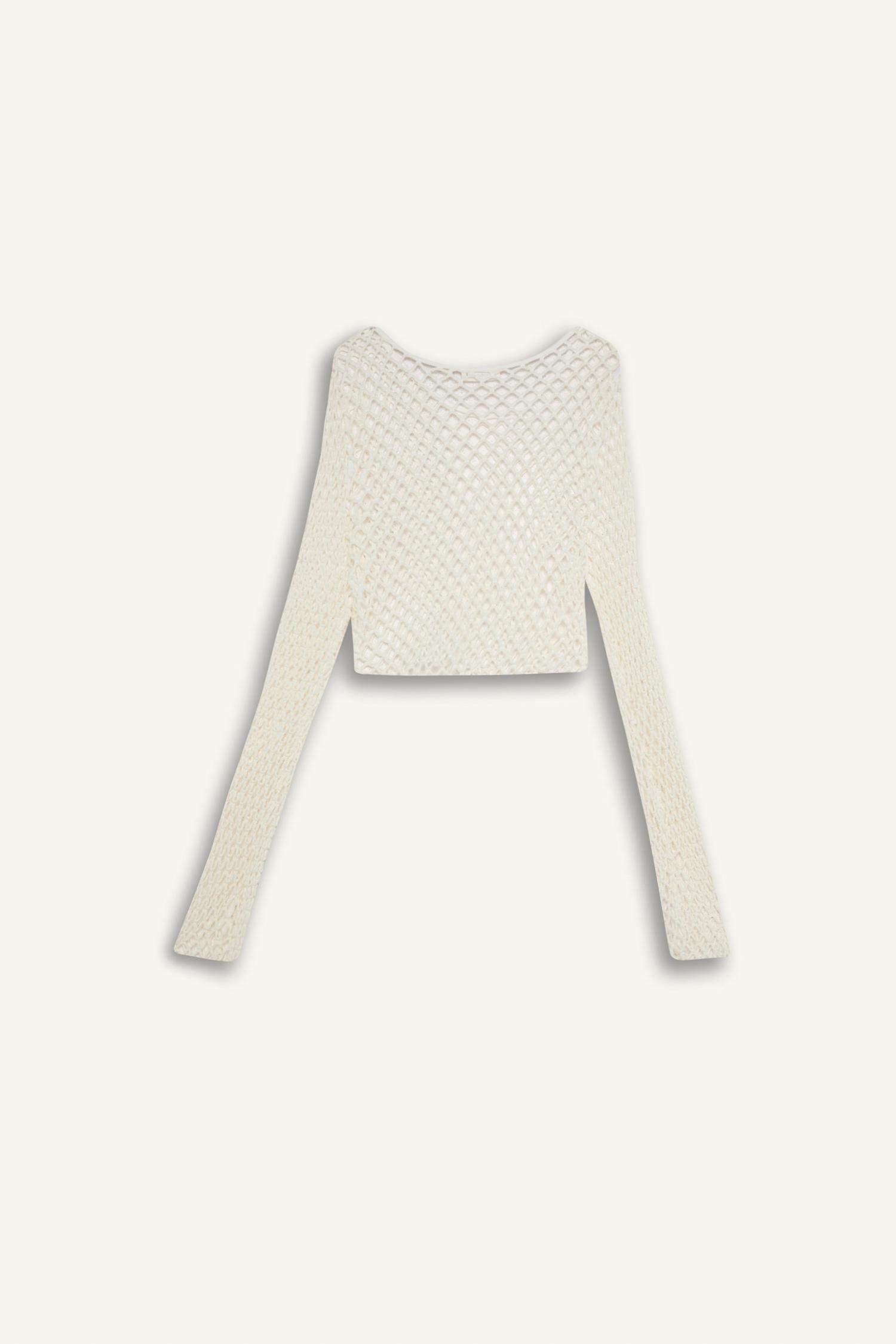 بلوزة للبحر كروب شبكي قصة عادية من Declara x DeFacto