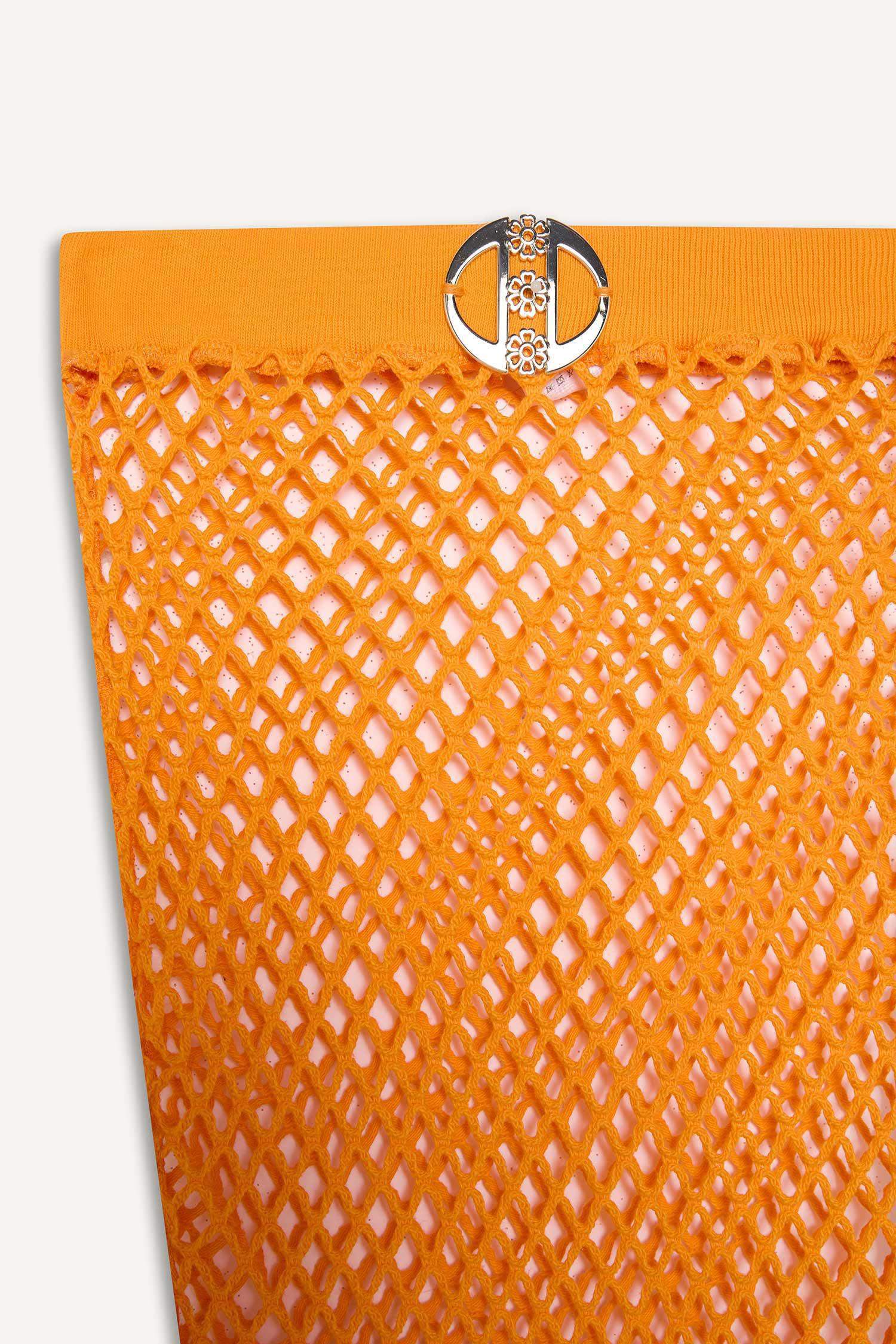 تنورة بحر طويل شبكي قصة عادية من Declara x DeFacto