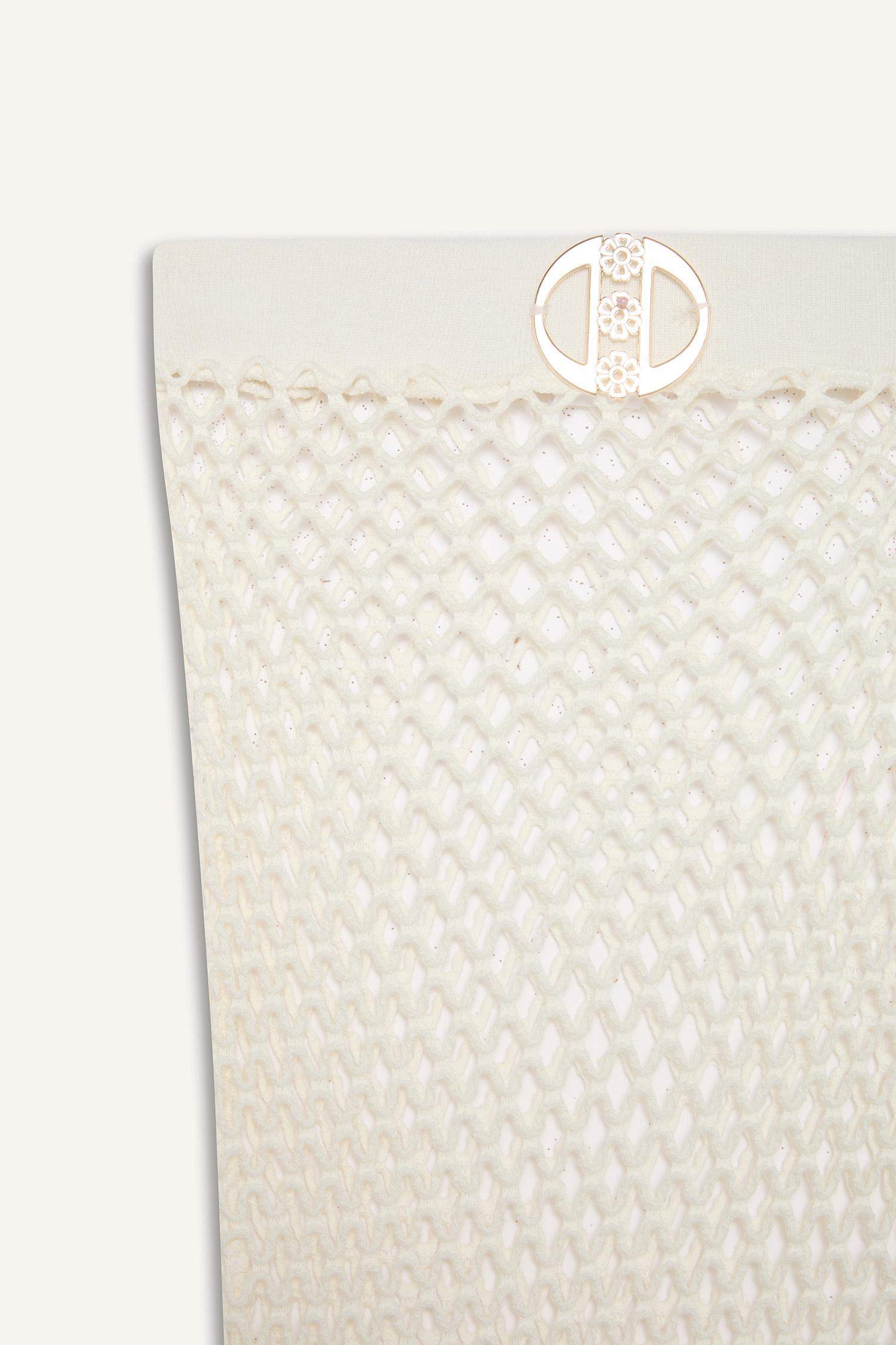 تنورة بحر طويل شبكي قصة عادية من Declara x DeFacto