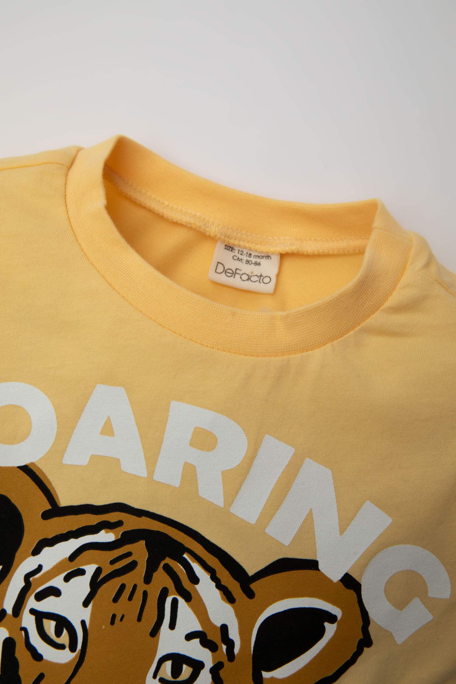 Ensemble de T-shirt à manches courtes avec imprimé Tigre et short pour Bébé garçon