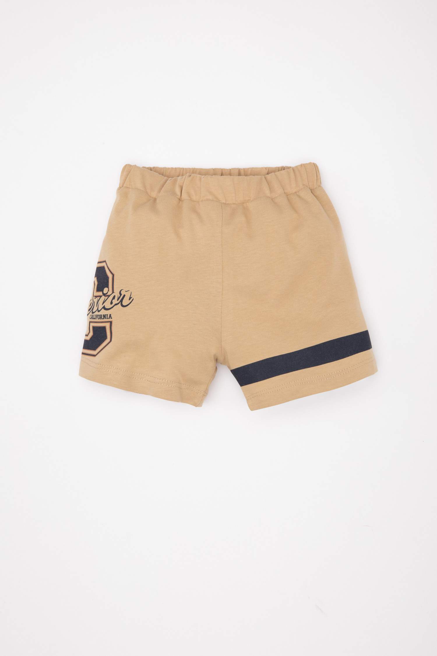 Baby Boy Crew Neck Printed T-Shirt Shorts 2 Piece Set