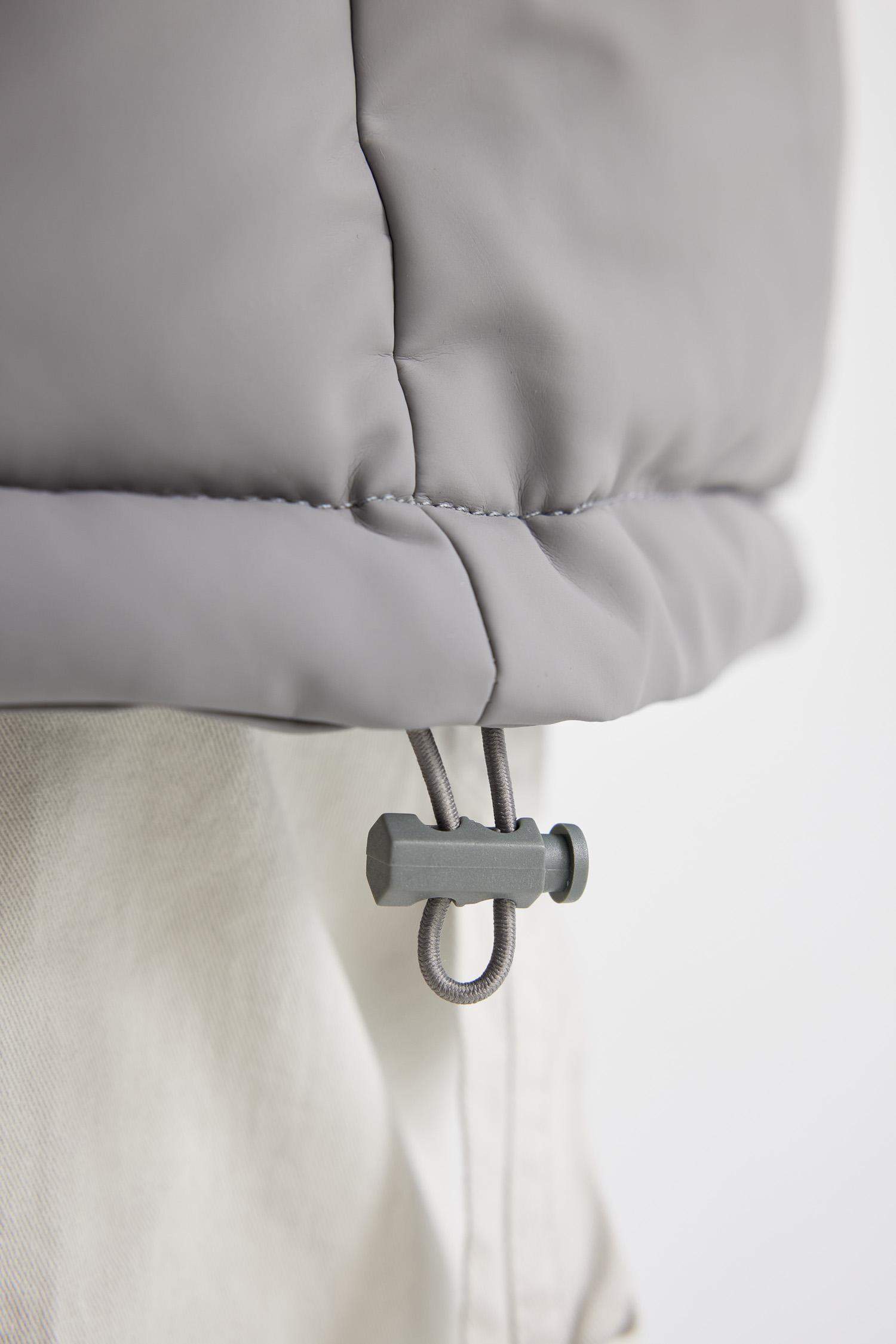 Şişme Mont Kapüşonlu Fermuarlı Cepli