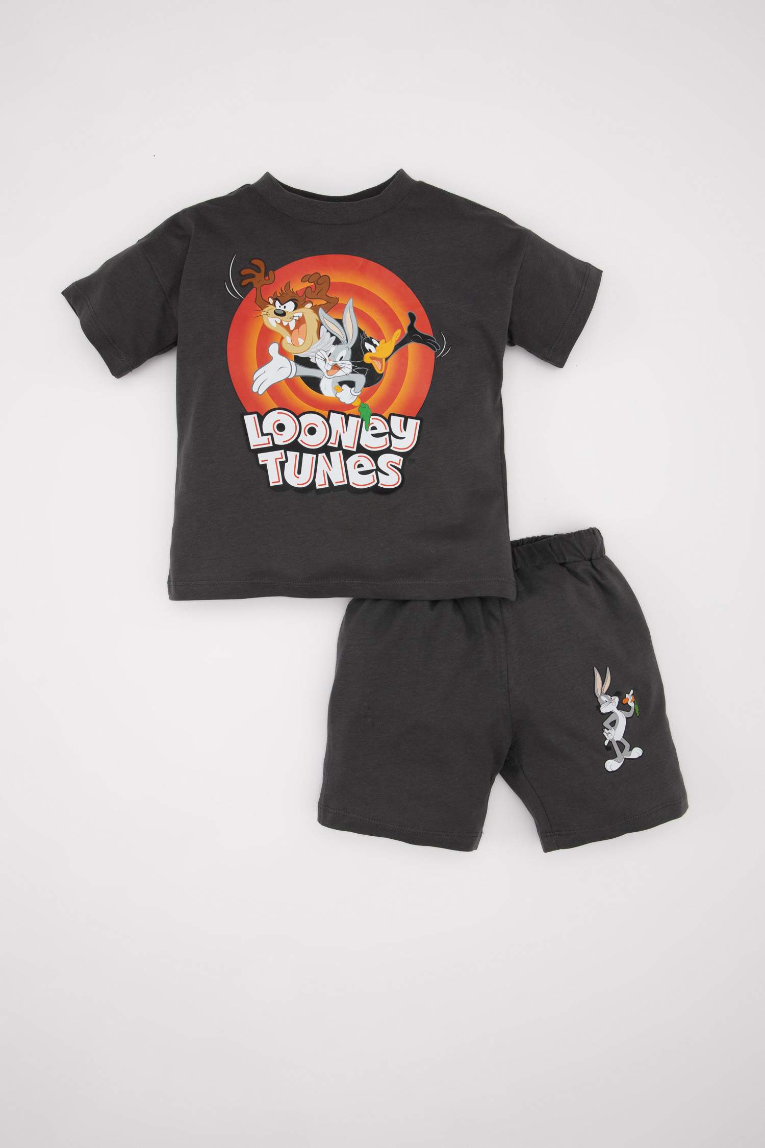 Baby Boy Looney Tunes T-Shirt Shorts Cotton 2 Piece Set