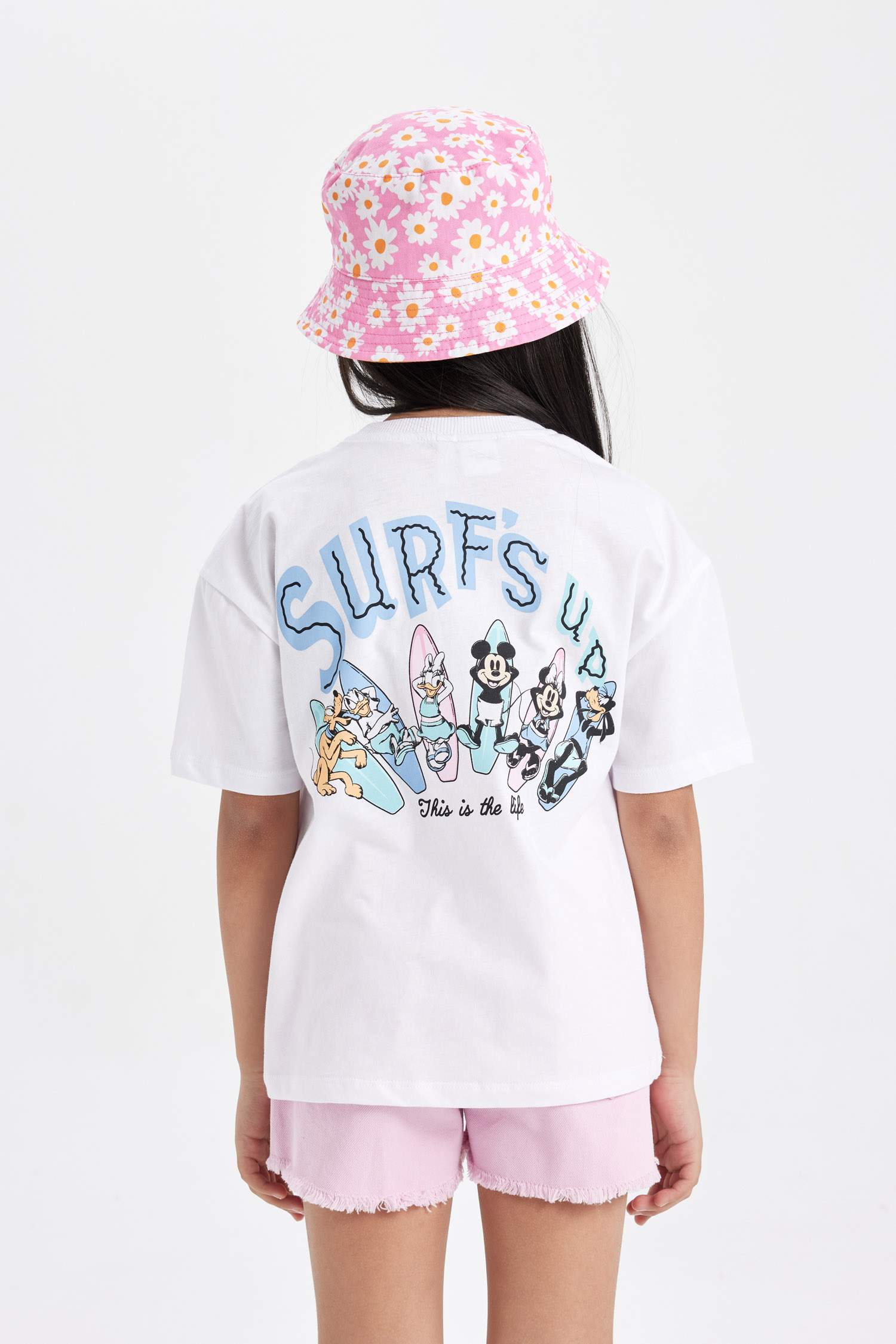 Relax Fit Mickey Mouse Licensed Short Sleeve T-Shirt