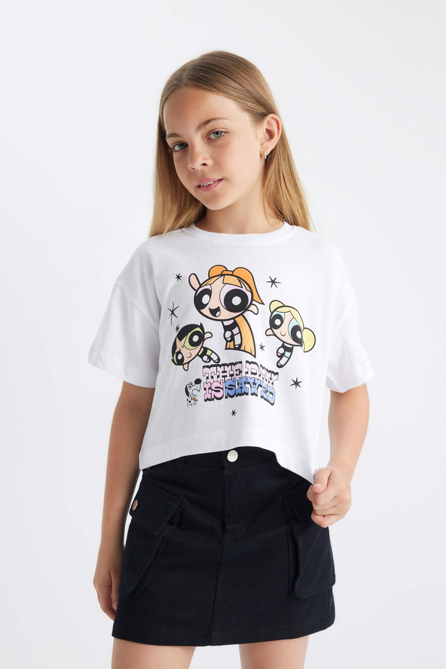 Girl PowerPuff Girls Short Sleeve T-Shirt