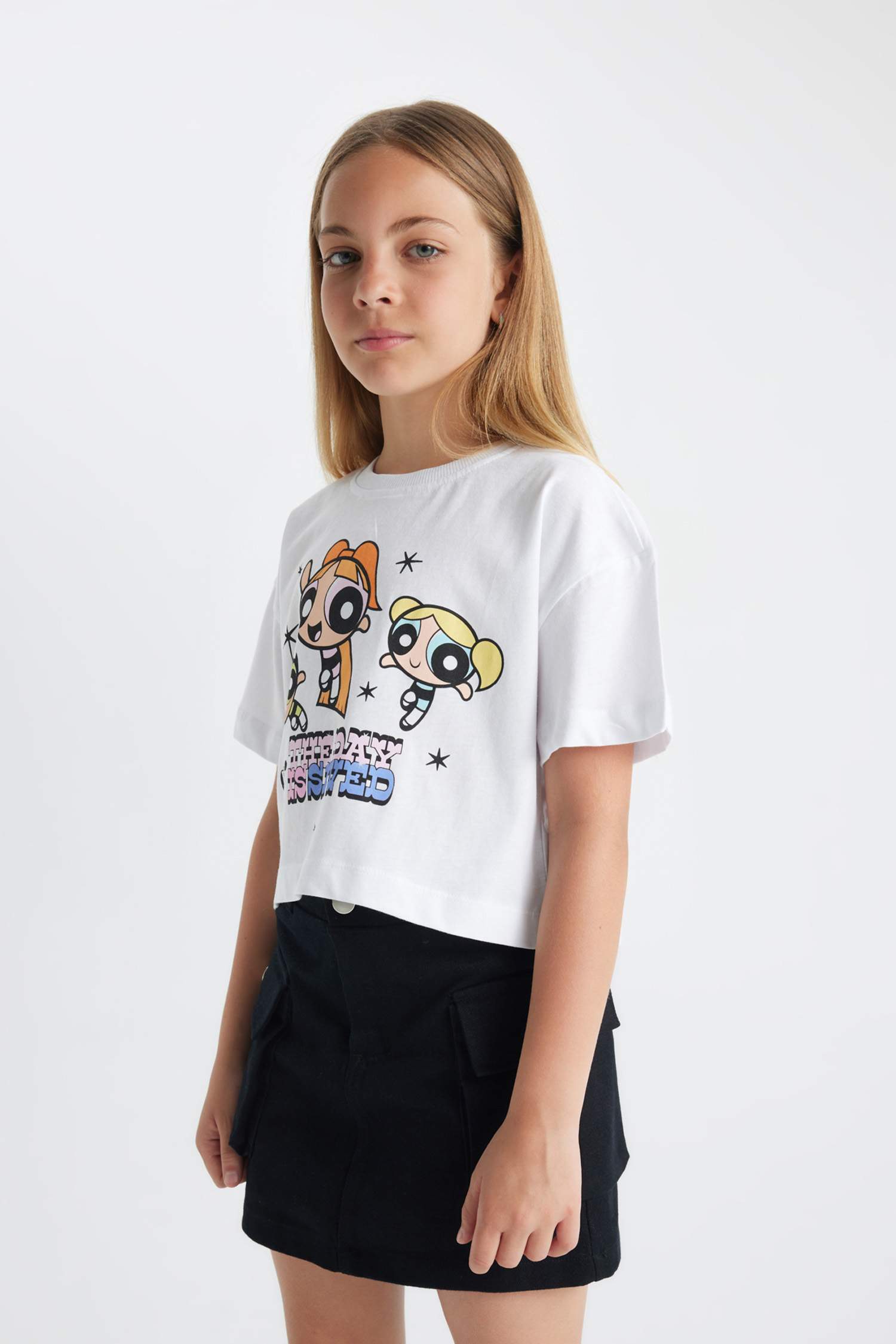 Girl PowerPuff Girls Short Sleeve T-Shirt