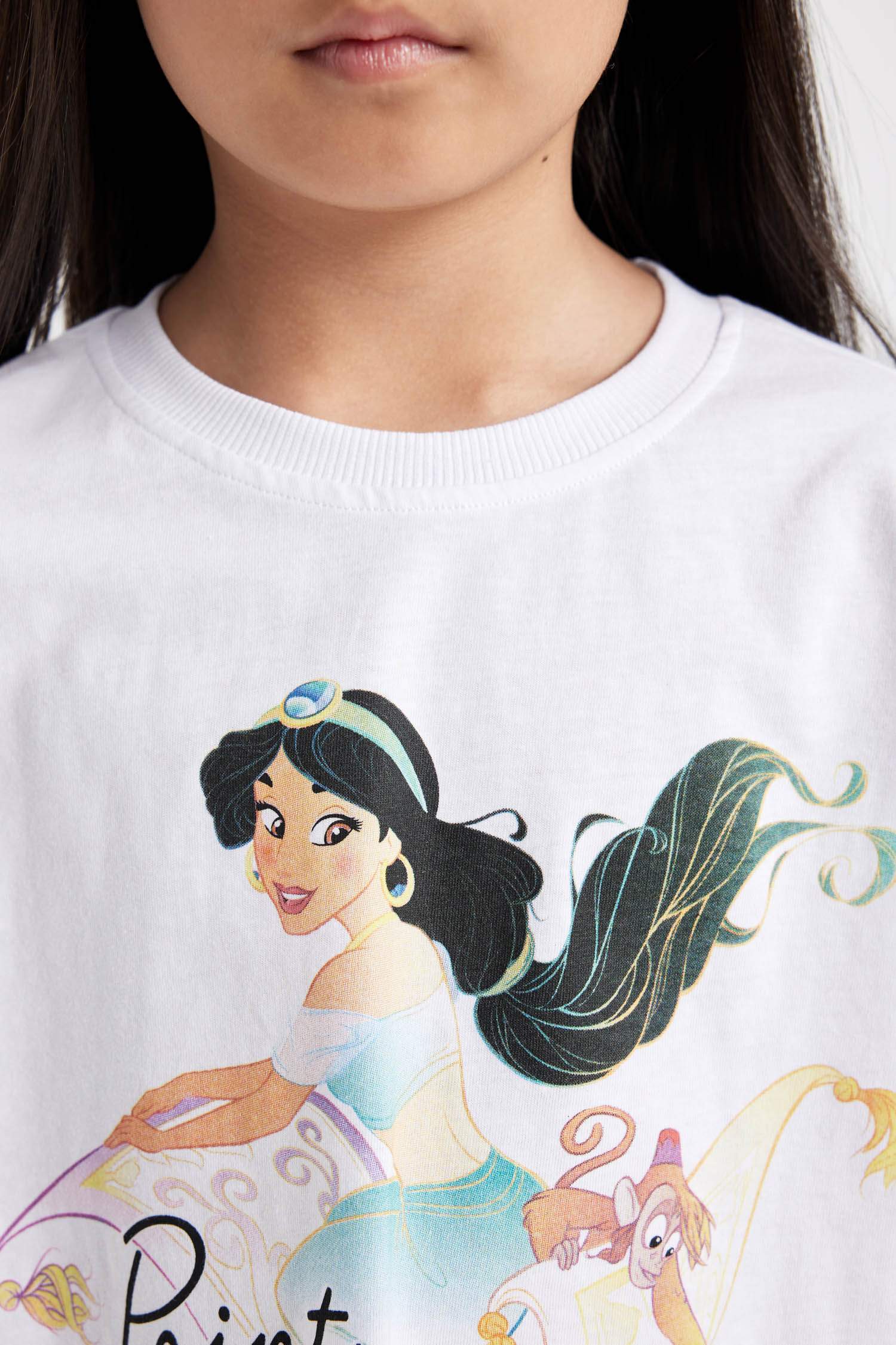 Қыздарға Disney Princess қысқа жеңді Қысқа жеңді футболка