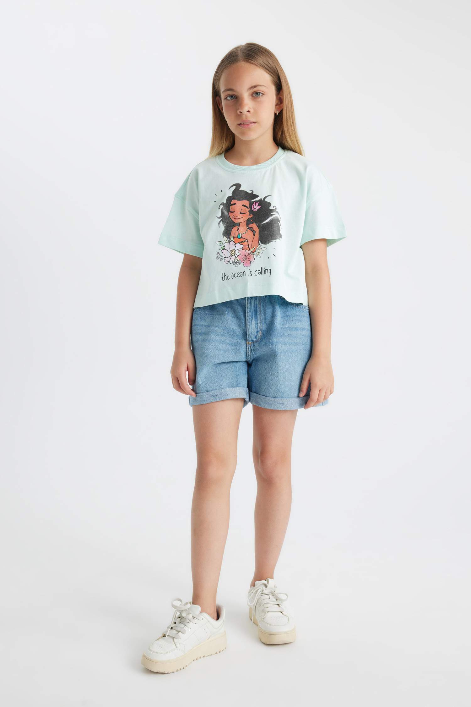 تيشيرت بناتي نص ردن من Disney Princess