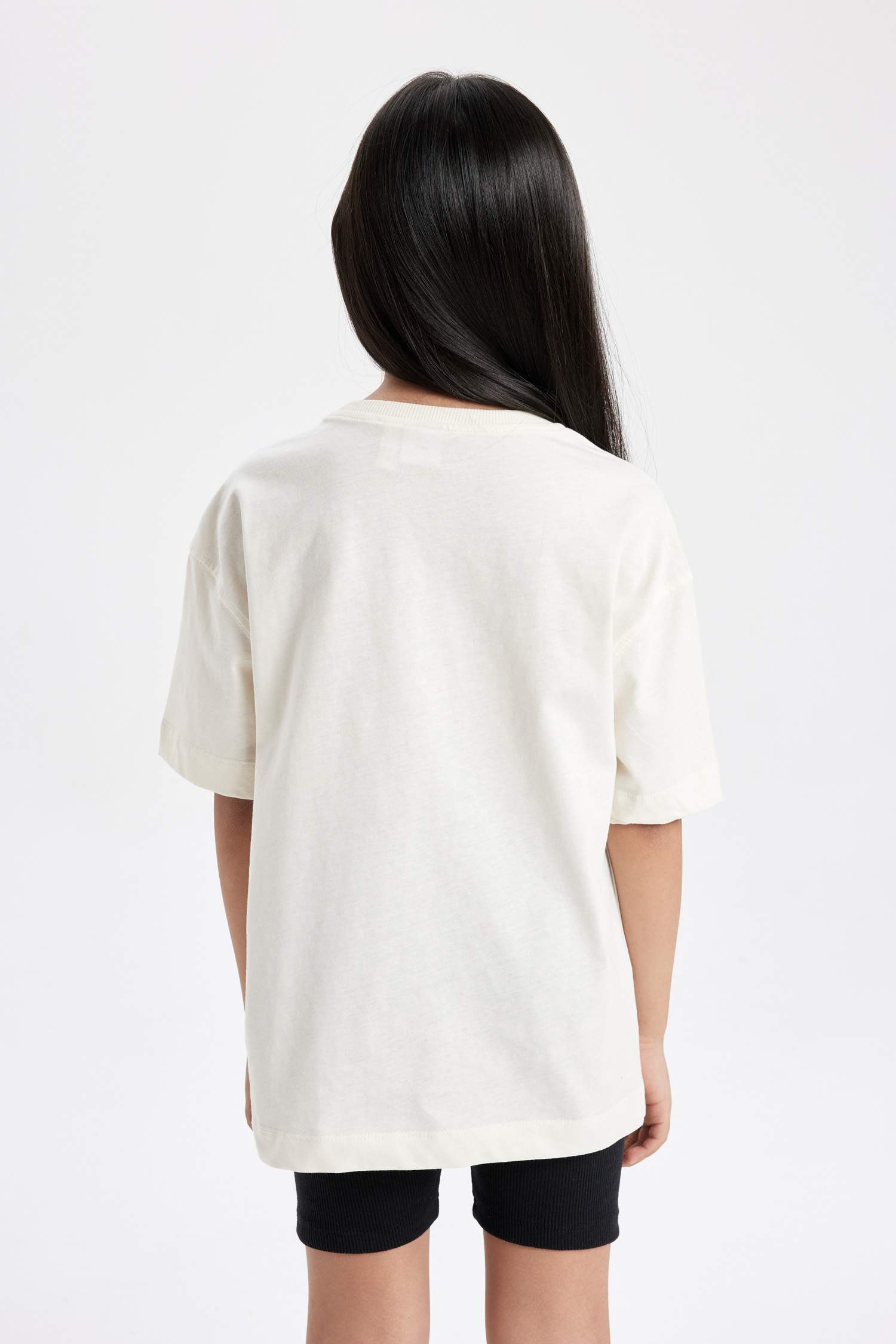 تيشيرت بناتي اوفر سايز نص ردن من ديزني مولان