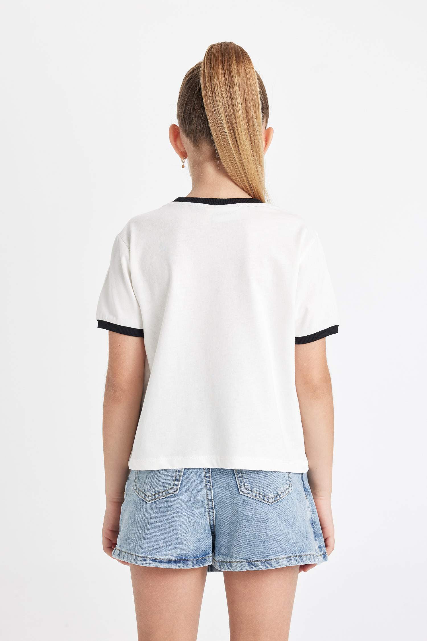 Girl Harry Potter Crew Neck Short Sleeve T-Shirt