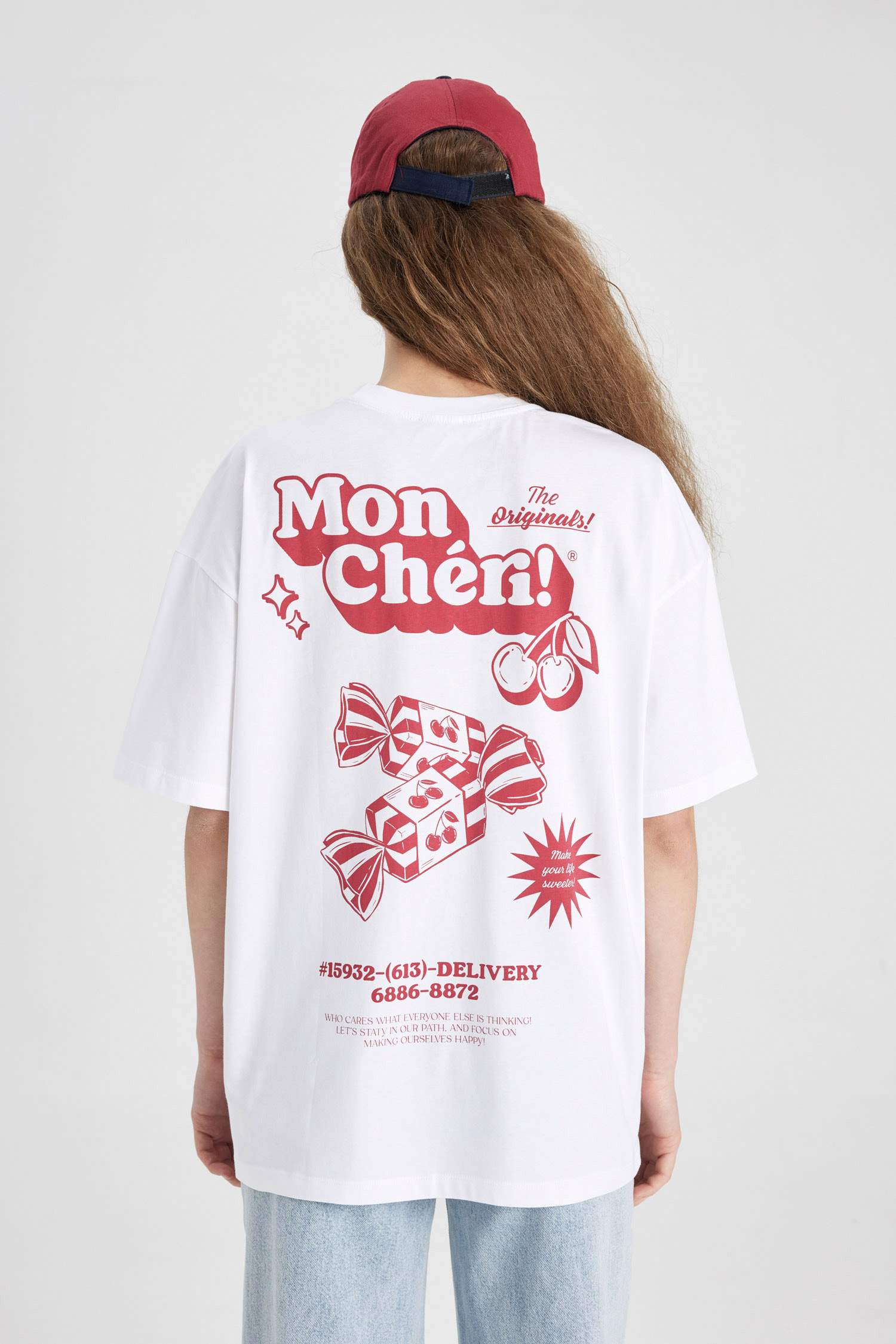 Oversize Fit Crew Neck Short Sleeve T-Shirt