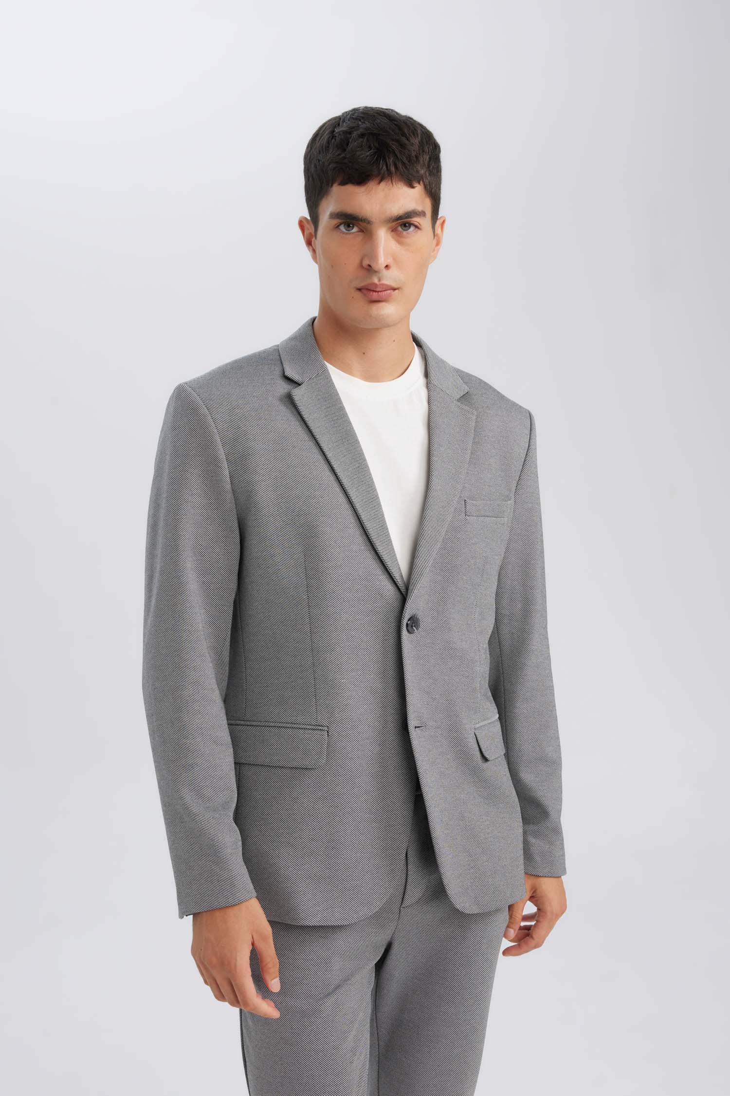 Modern Fit Lined Blazer Jacket