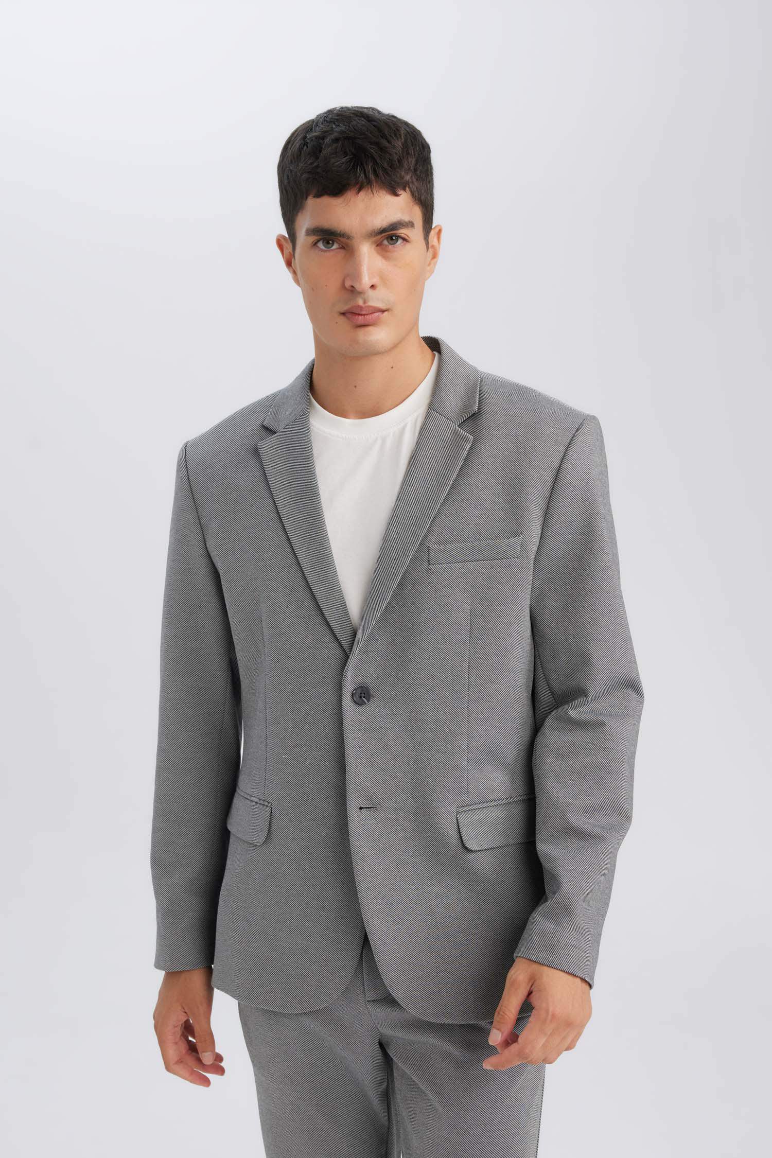 Modern Fit Lined Blazer Jacket