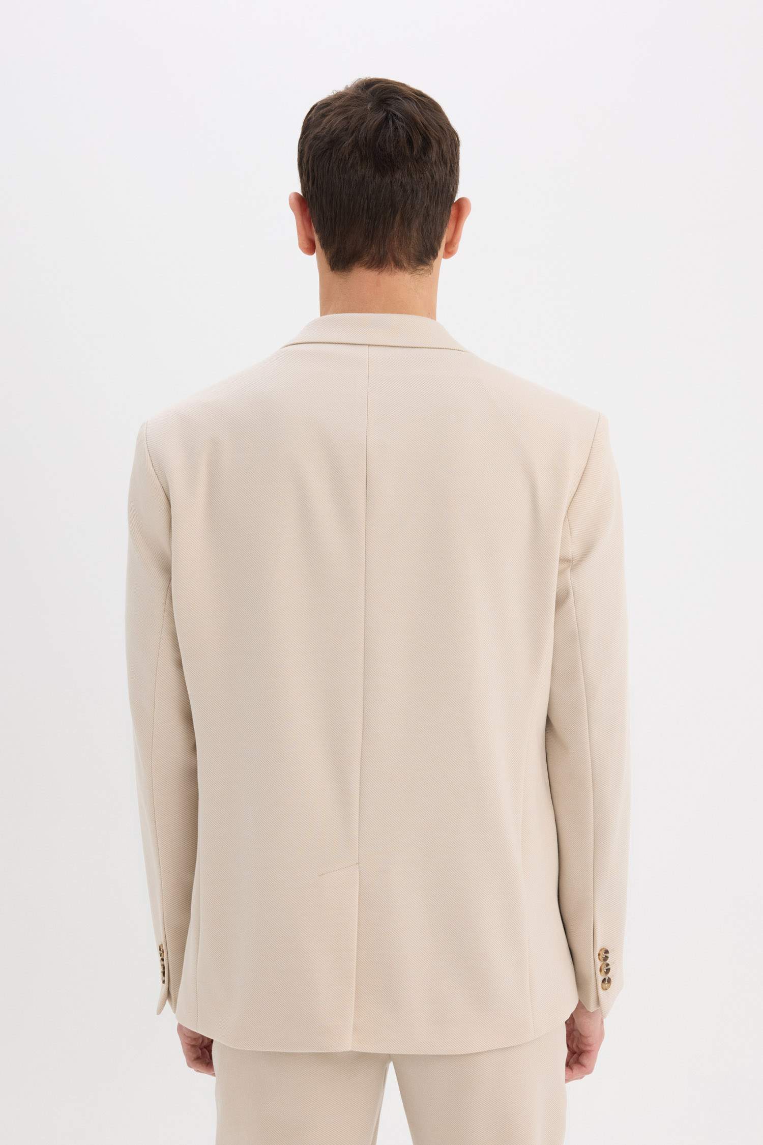 سترة بليزر مودرن فيت مبطن