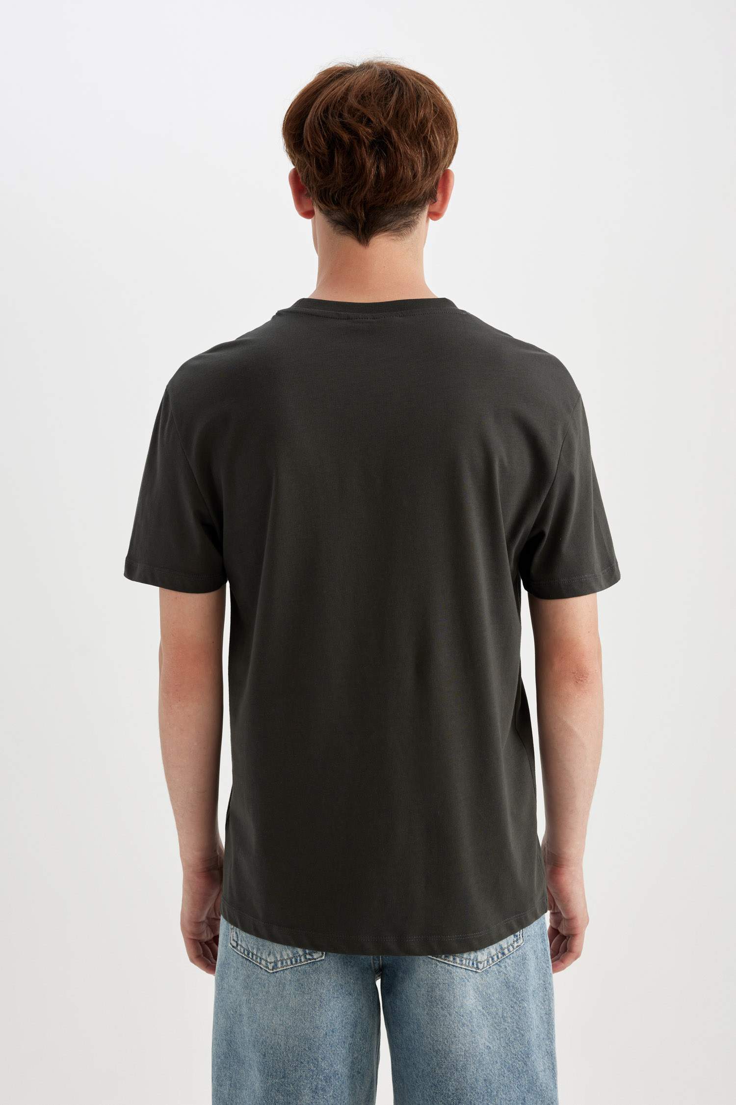 T-Shirt coupe régulière à Col Rond imprimé deadpool