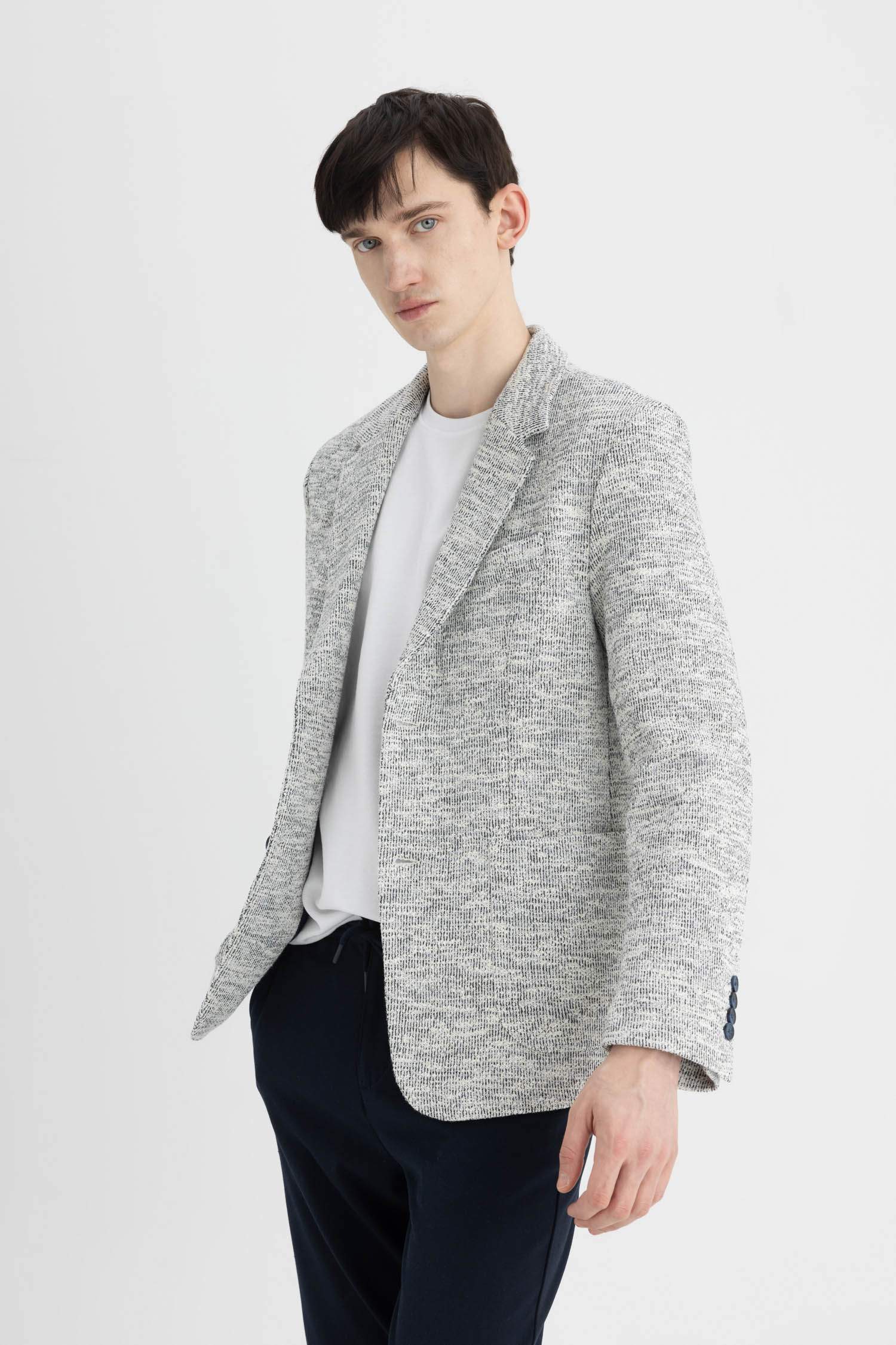 Modern Fit Half Lining Blazer Jacket