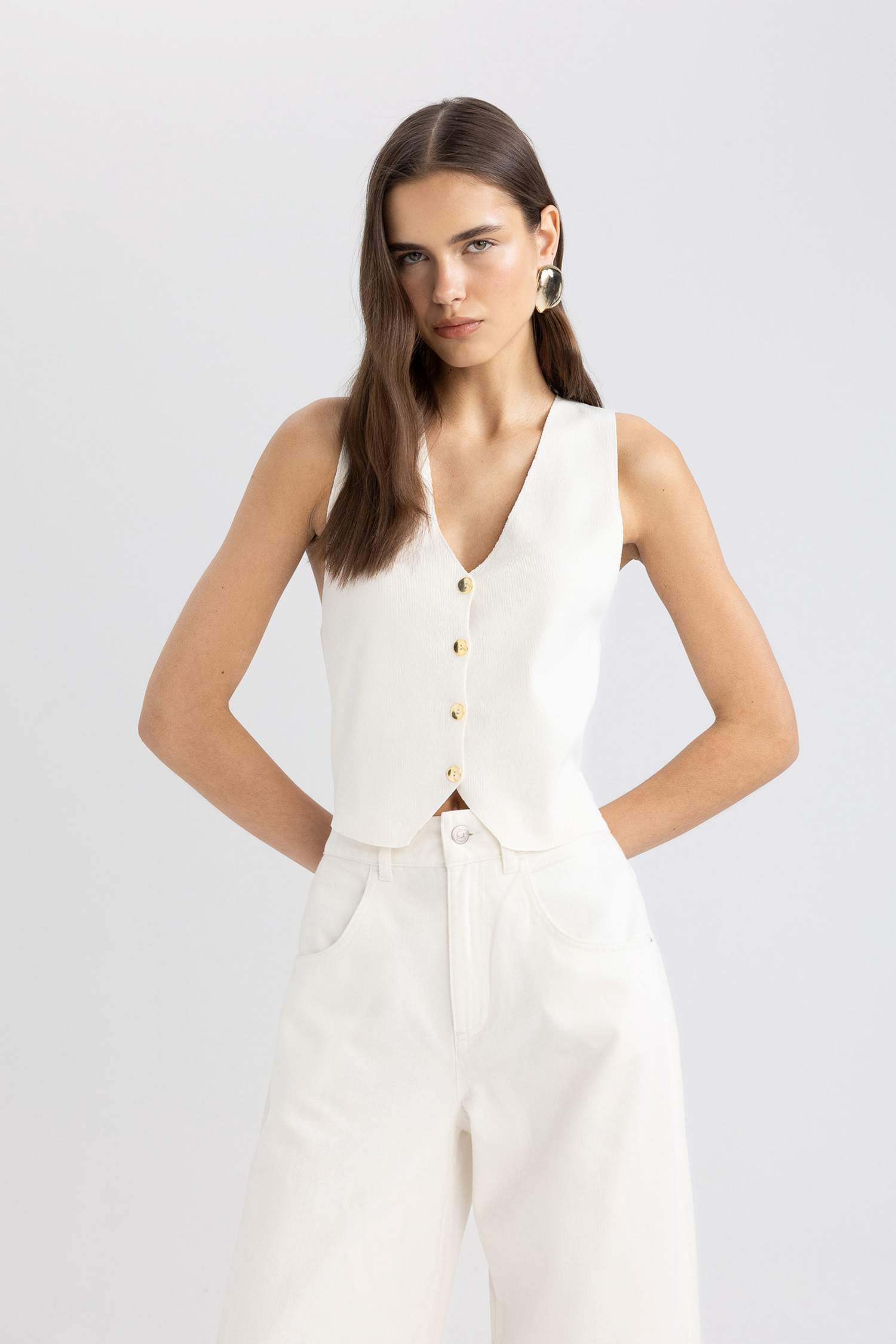 Regular Fit Blazer Vest