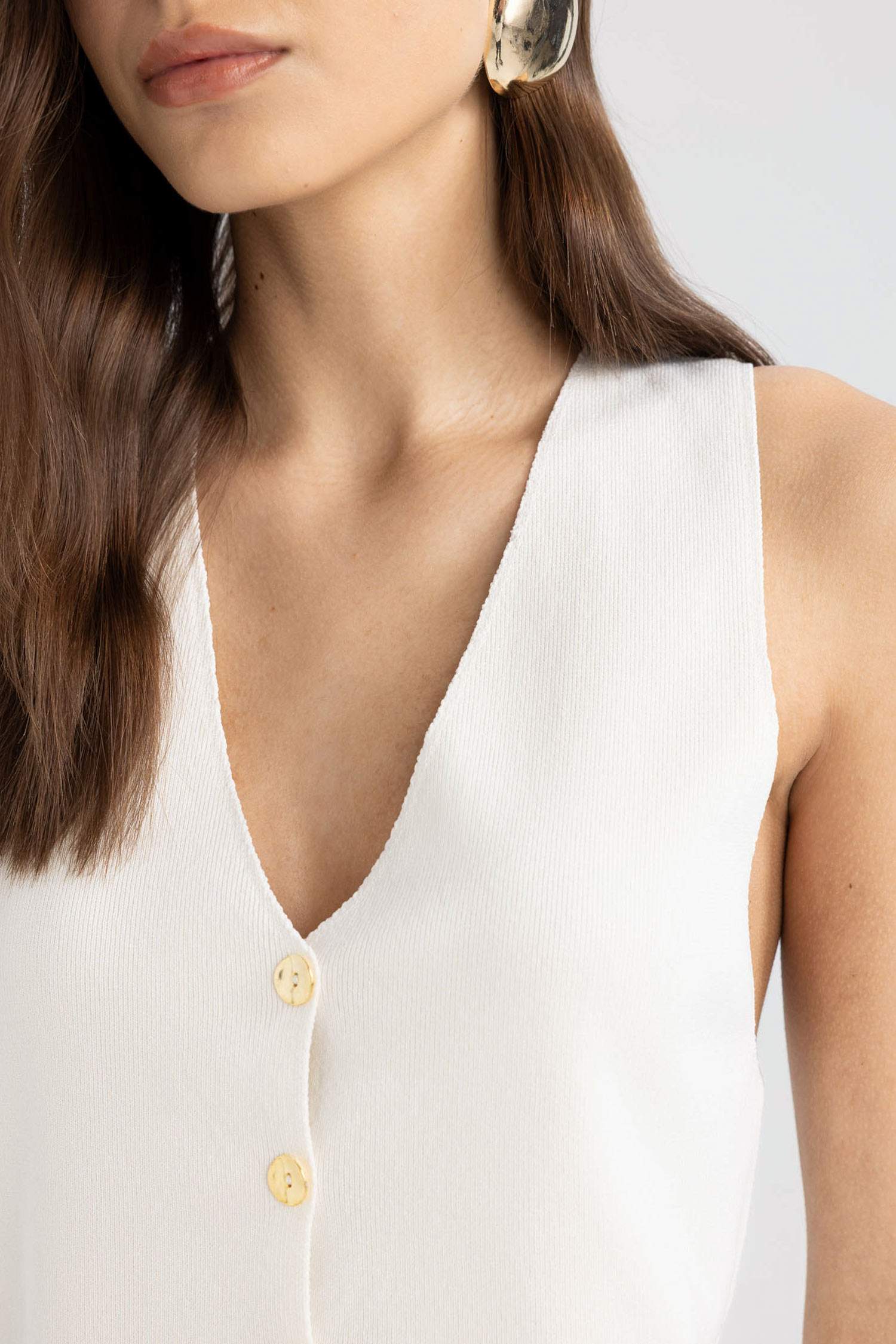 Regular Fit Blazer Vest