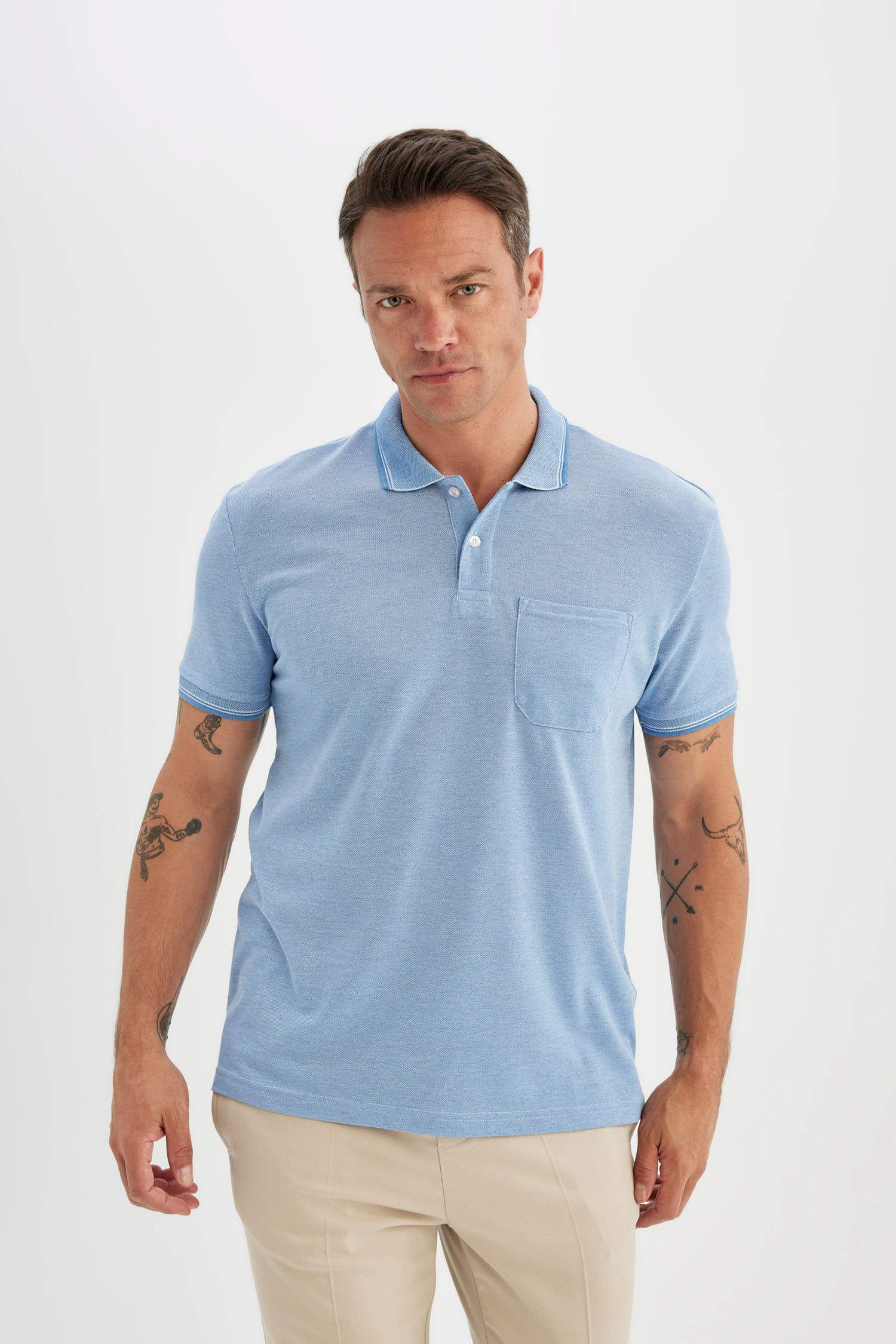 New Regular Fit Short Sleeve Polo T-Shirt