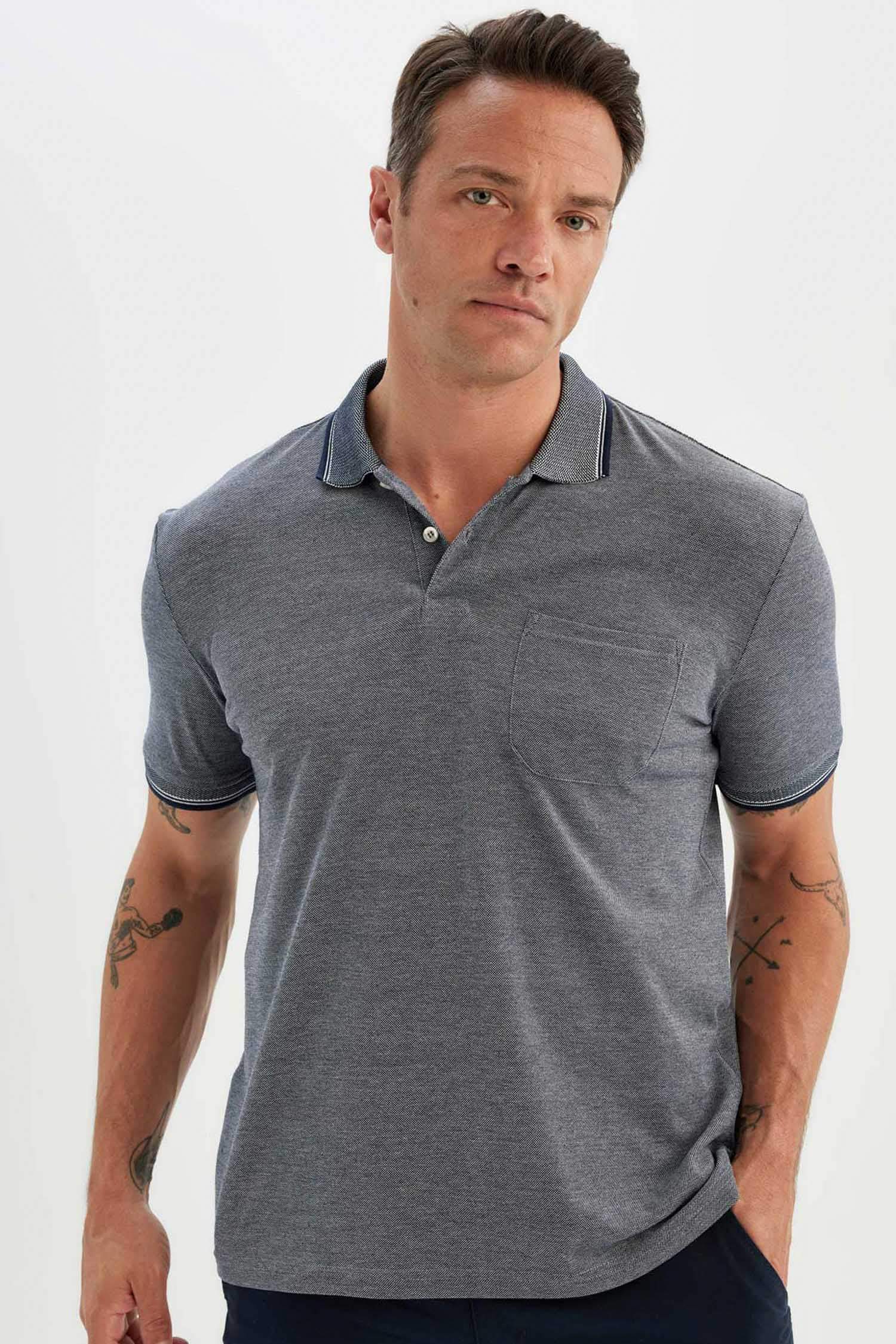 New Regular Fit Short Sleeve Polo T-Shirt