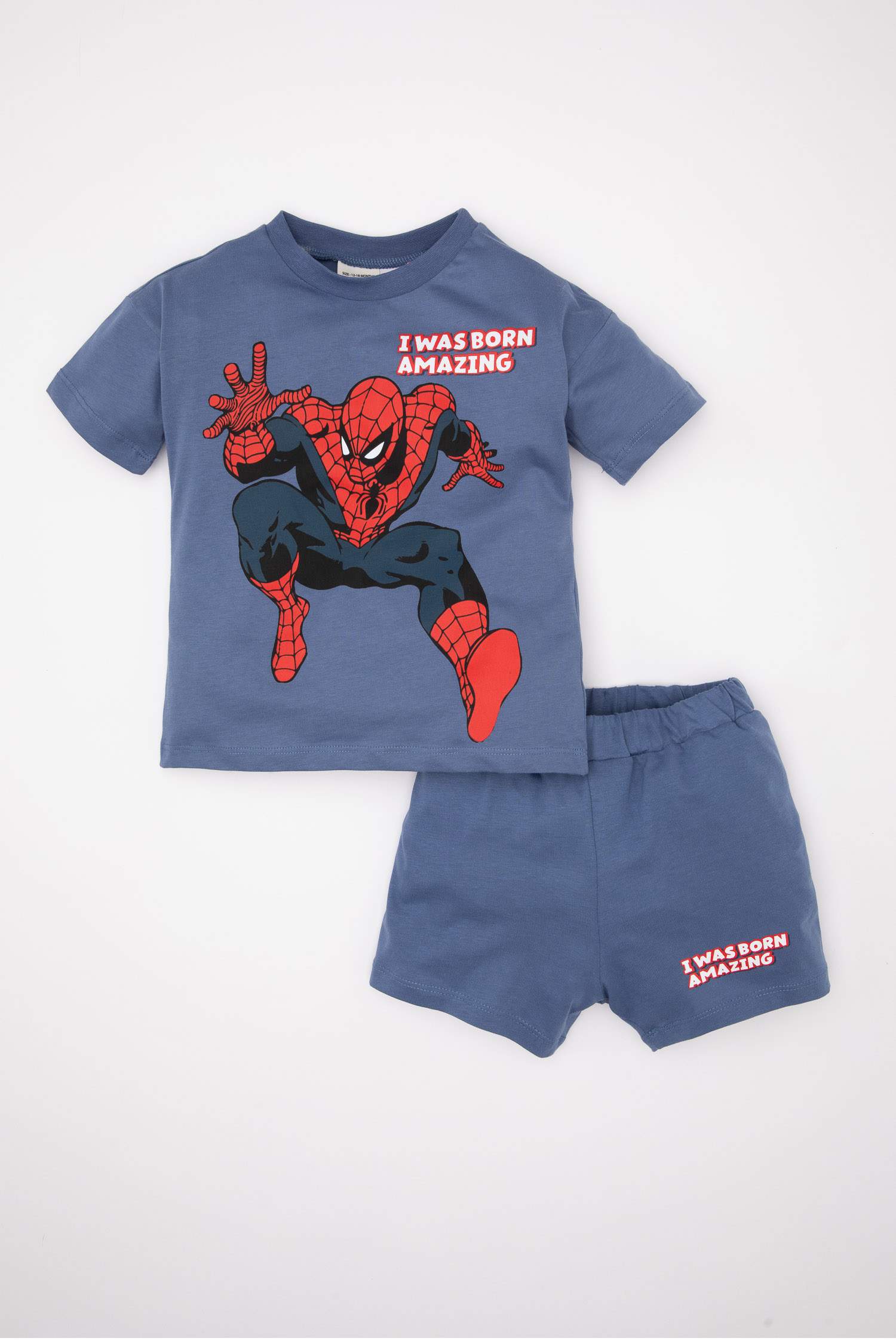 Baby Boy Marvel Comics T-Shirt Shorts 2 Piece Set