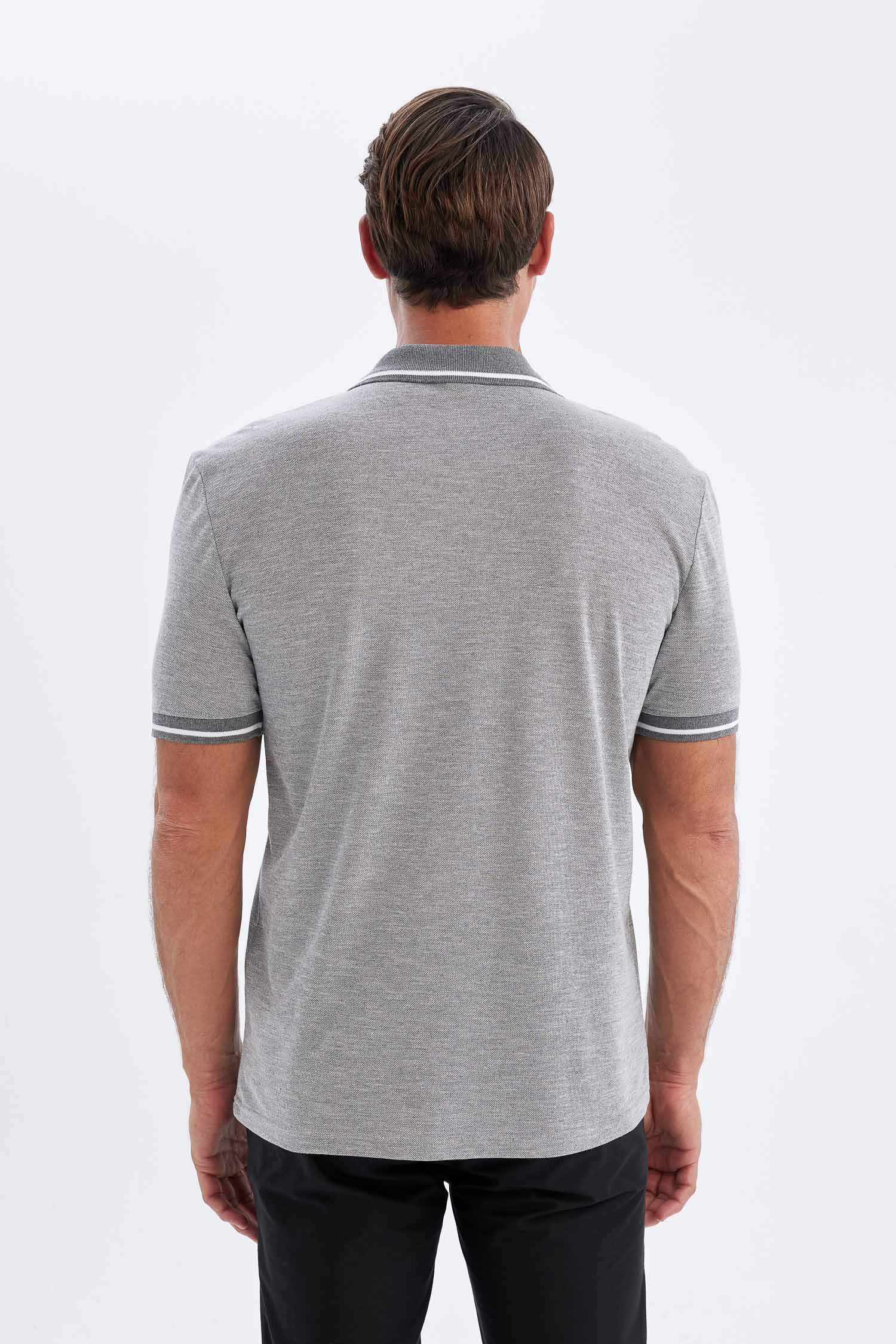 New Regular Fit Kısa Kollu Pike Polo Tişört