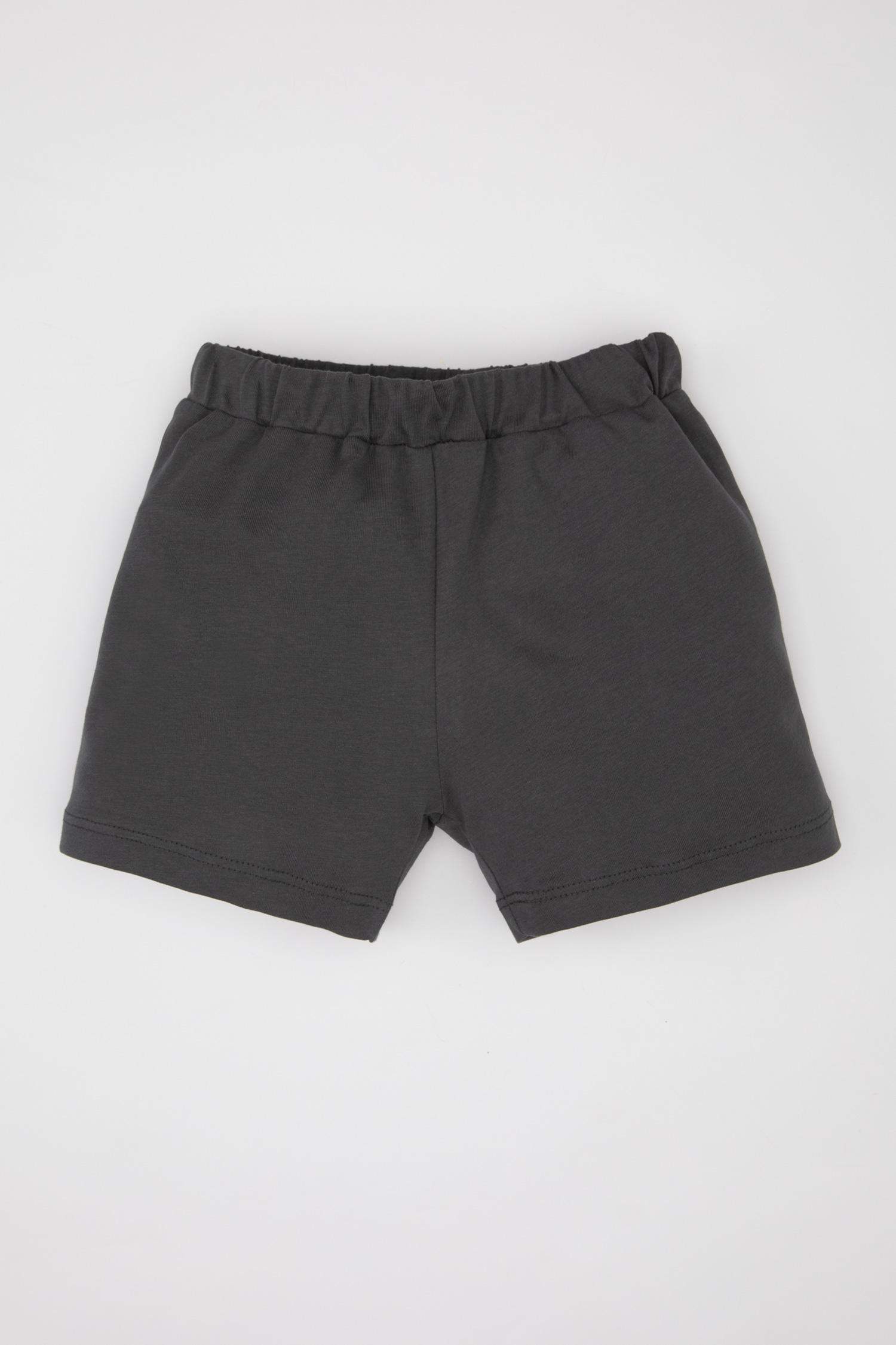 Erkek Bebek 2'li Takım Marvel Comics Bisiklet Yaka Kısa Kollu Tişört Şort