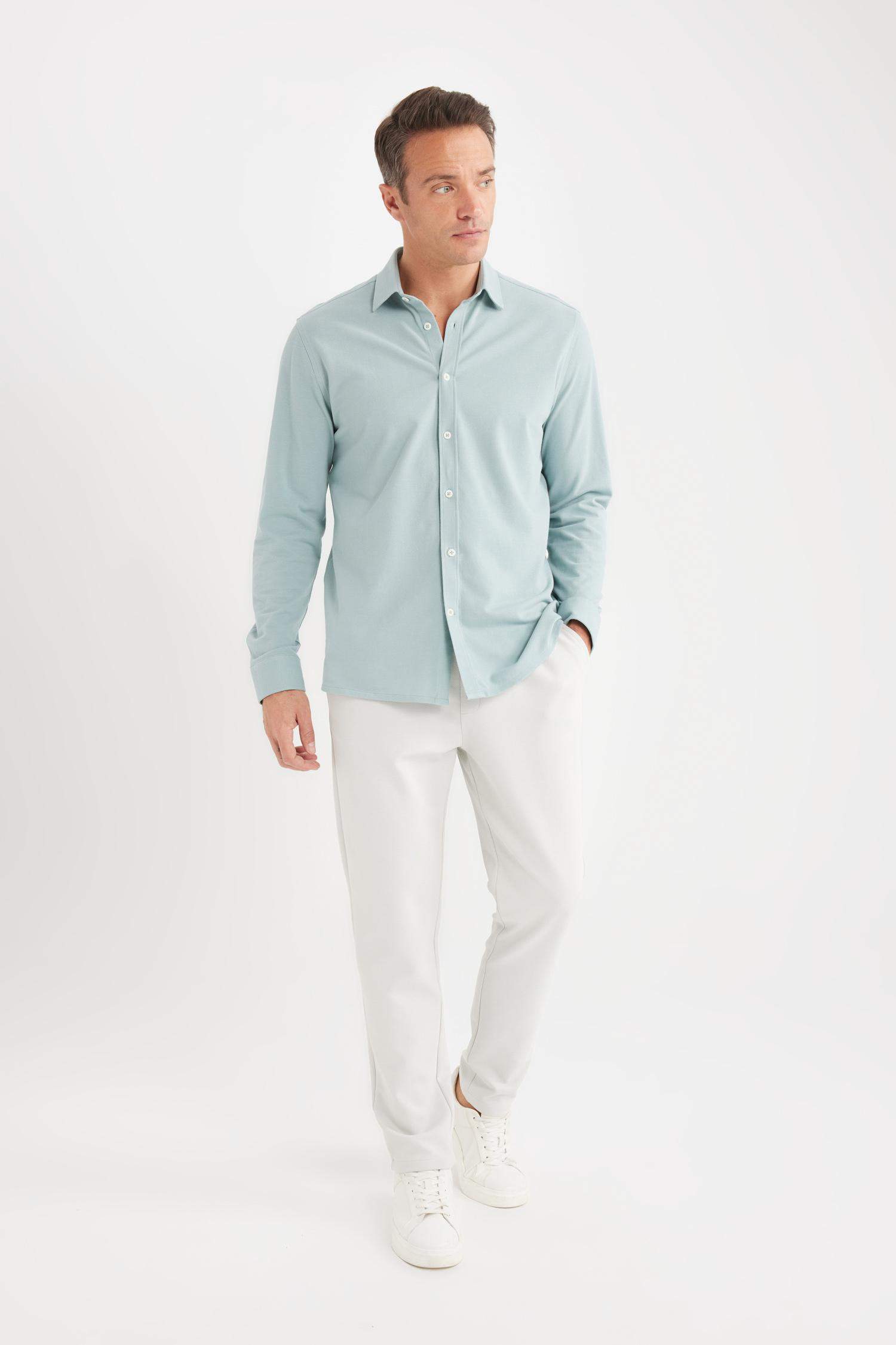 Jogger Pantolon Esnek Basic Düz Beli Bağcıklı Cepli Düz Paça