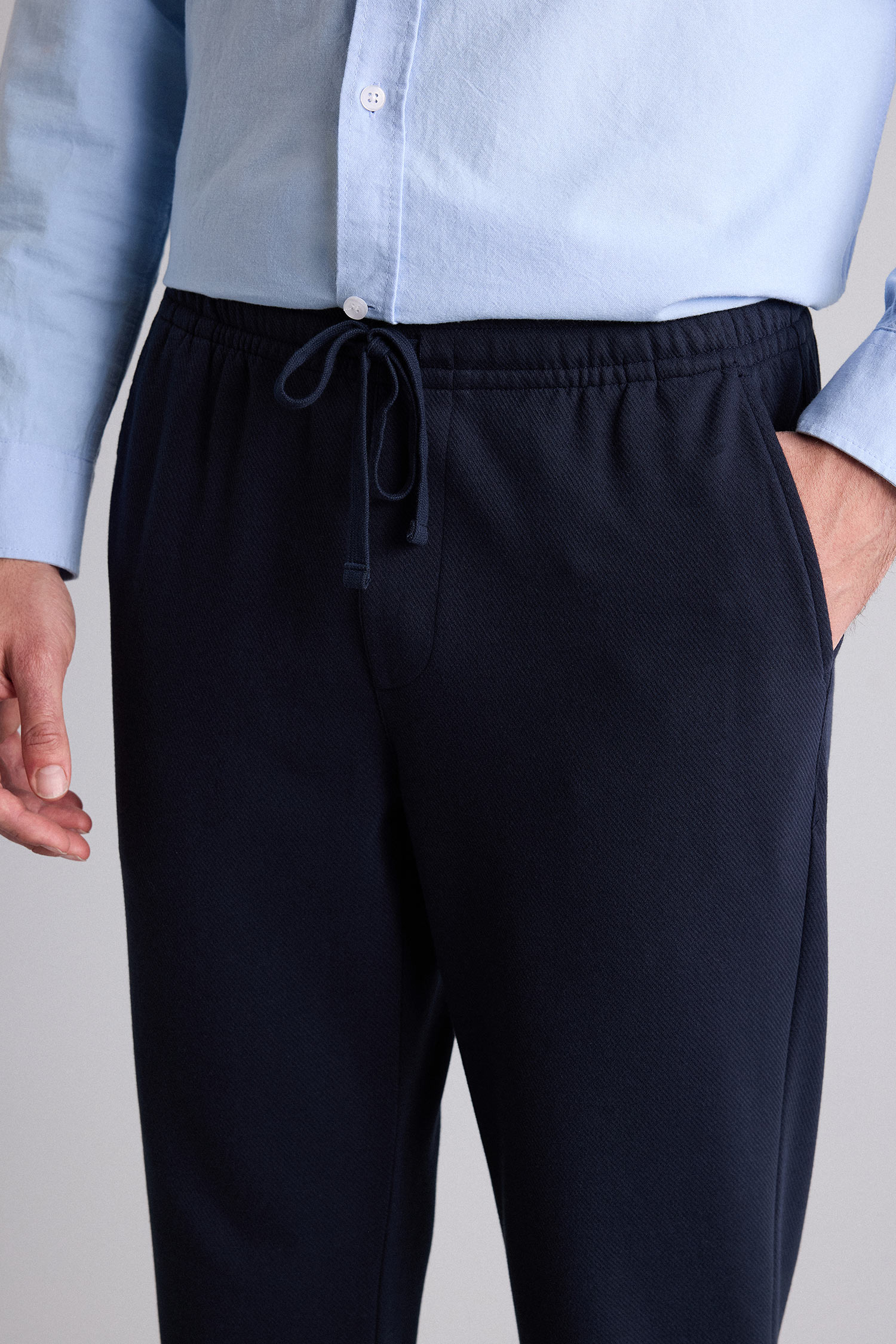 DeFacto Pamuklu Beli Lastikli Kısa Paça Pantolon görsel 4
