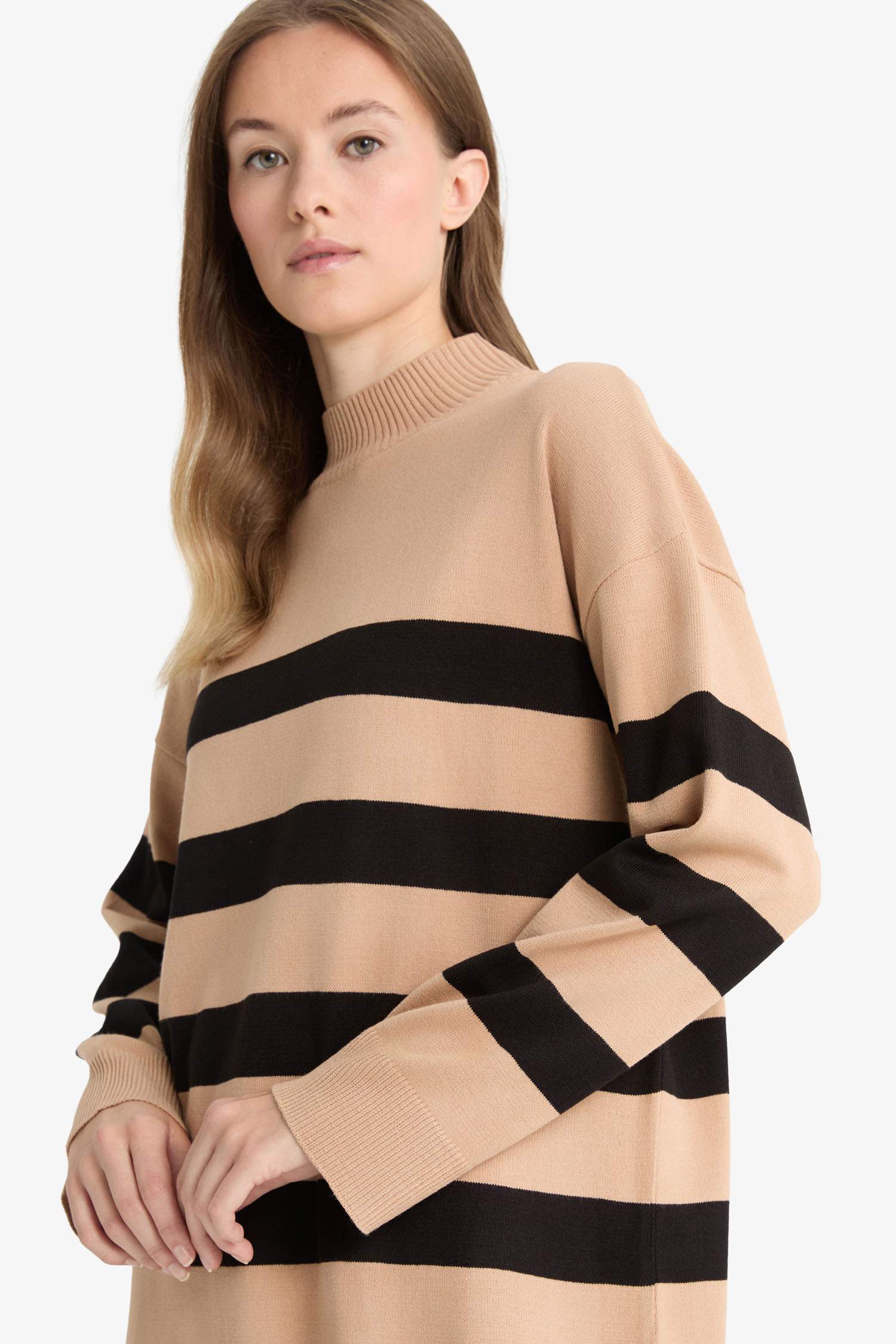 Regular Fit Knitwear Crew Neck Tunic