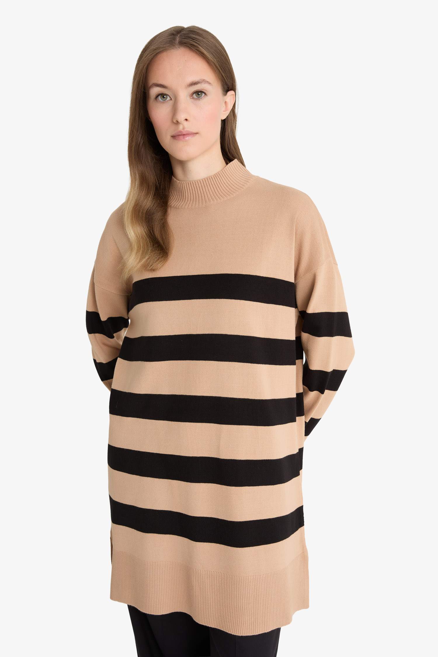 Regular Fit Knitwear Crew Neck Tunic