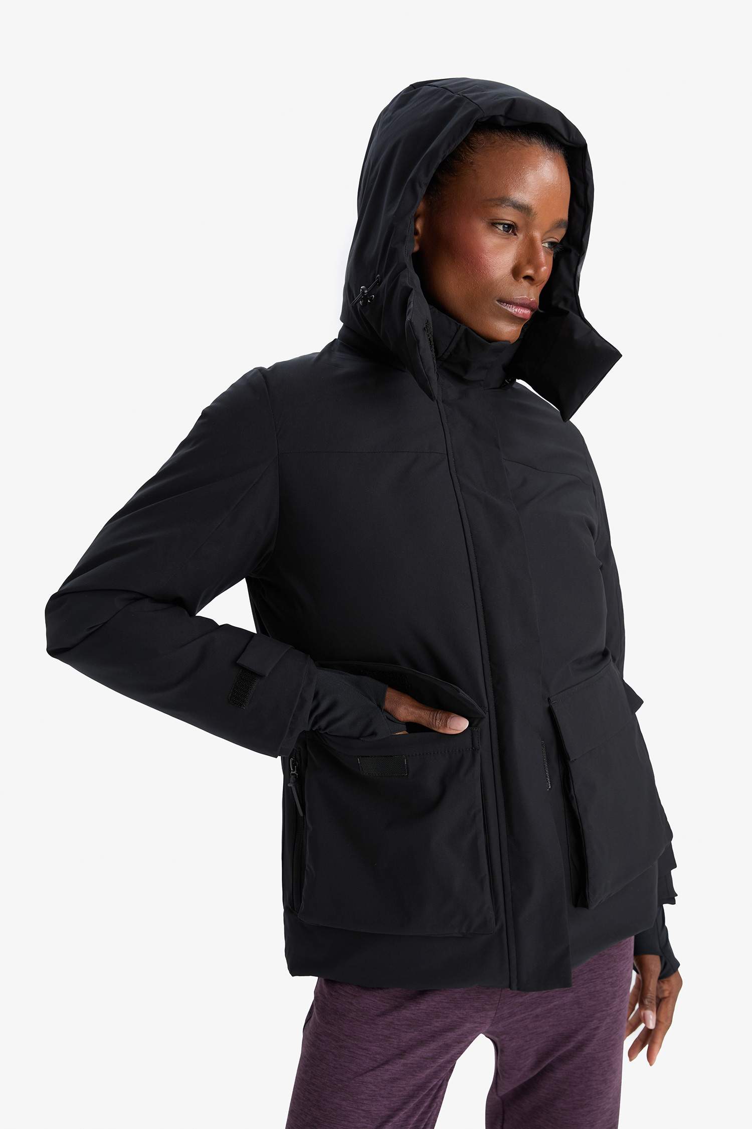 DeFactoFit Waterproof Fit Hooded Zippered Winter Jacket