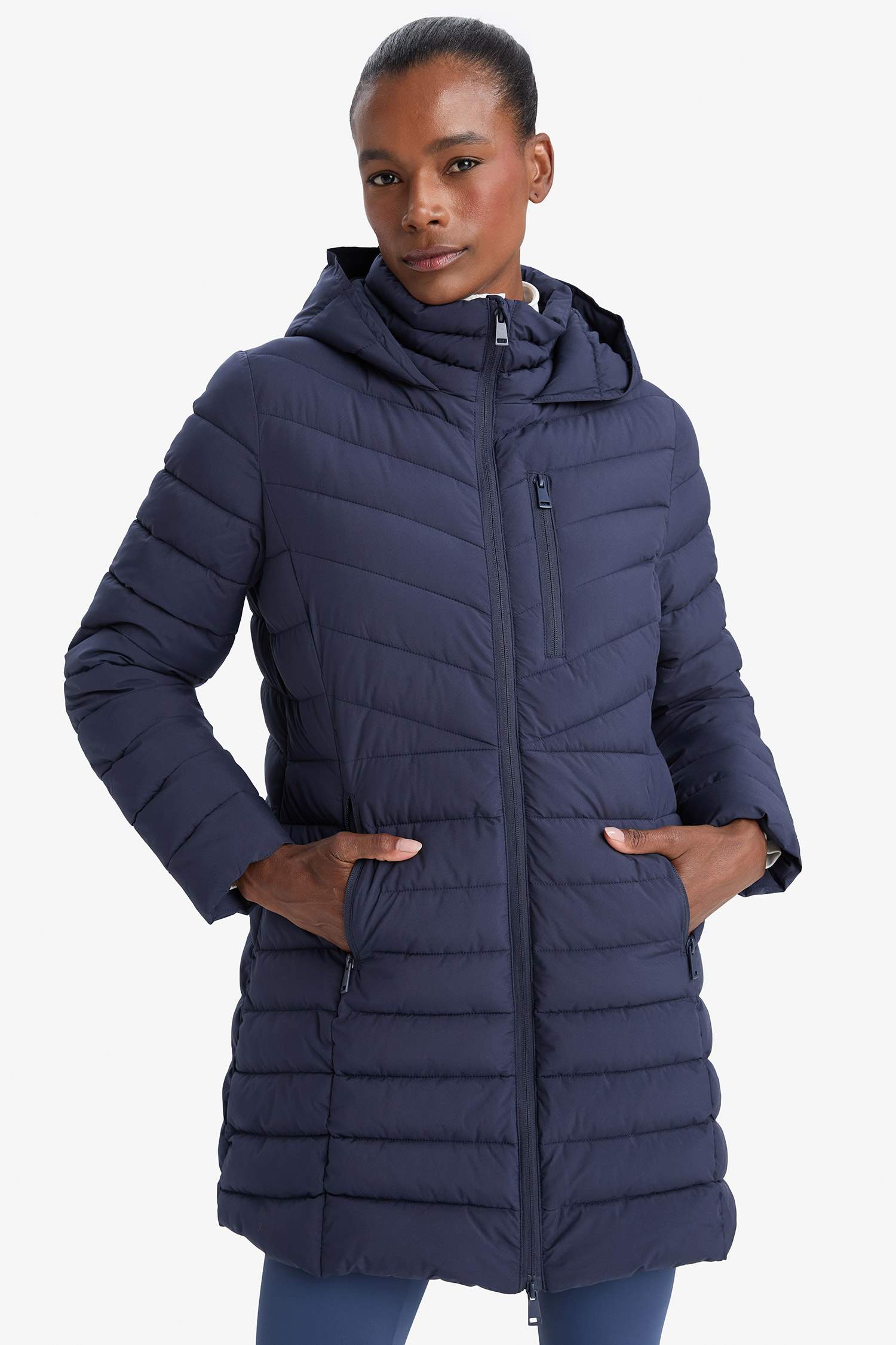 Manteau Doudoune à capuche imperméable Coupe régulière de DeFactoFit