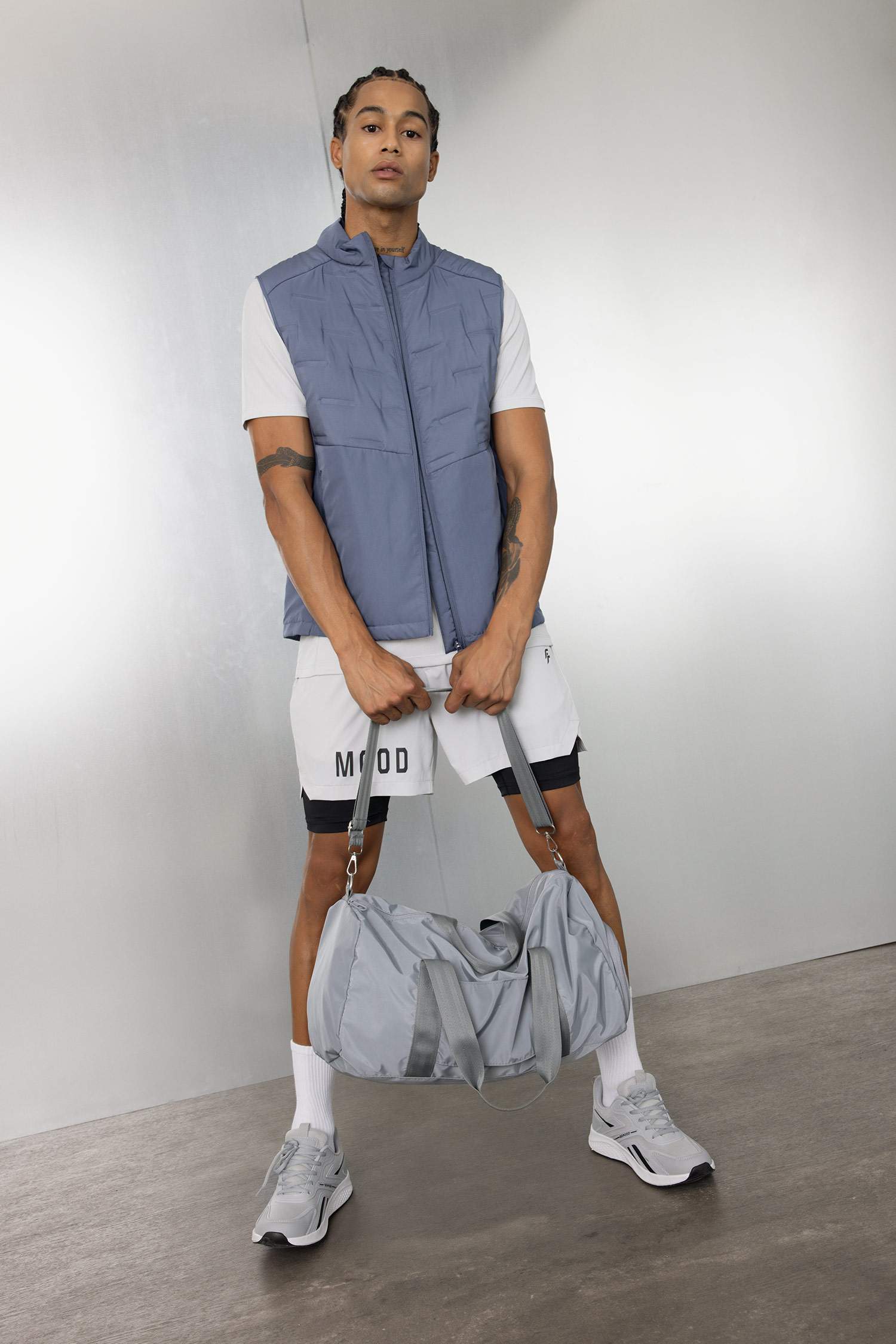 DeFactoFit Su İtici Kapitone Regular Fit Dik Yaka Fermuarlı Cepli Şişme Yelek