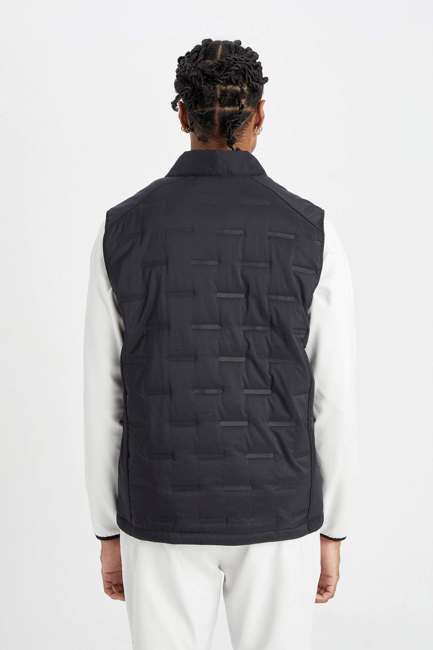 Su İtici Kapitone Regular Fit Dik Yaka Fermuarlı Cepli Şişme Yelek