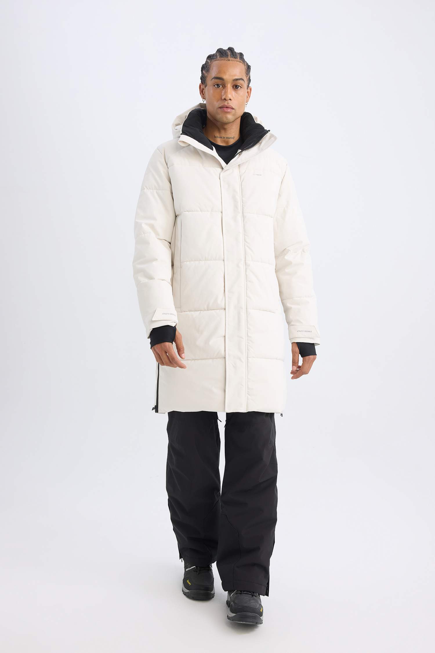 Куртка стандартного кроя с капюшоном, DeFactoFit