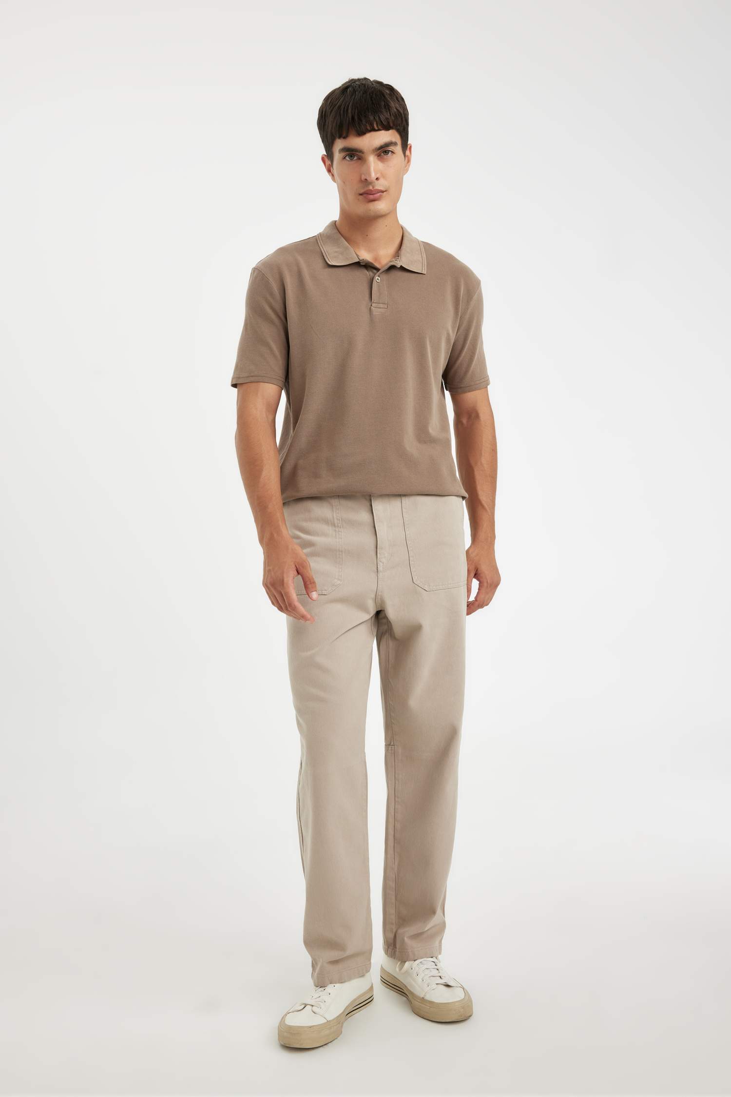 تيشيرت قطن بولو بيكيه نص كم قصة عادية