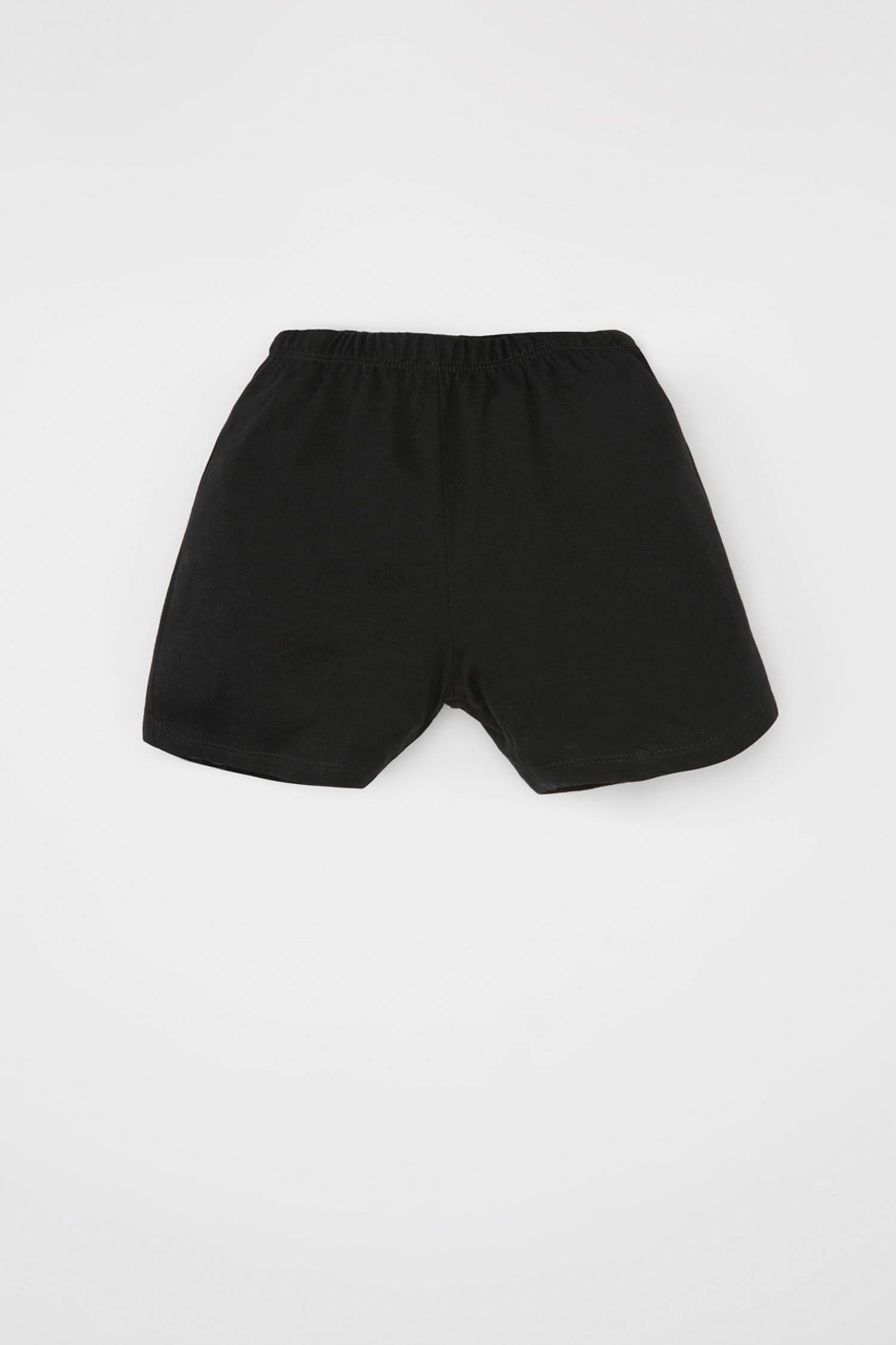 Erkek Bebek 2'li Takım Palmiye Desenli Kısa Kollu Tişört Şort