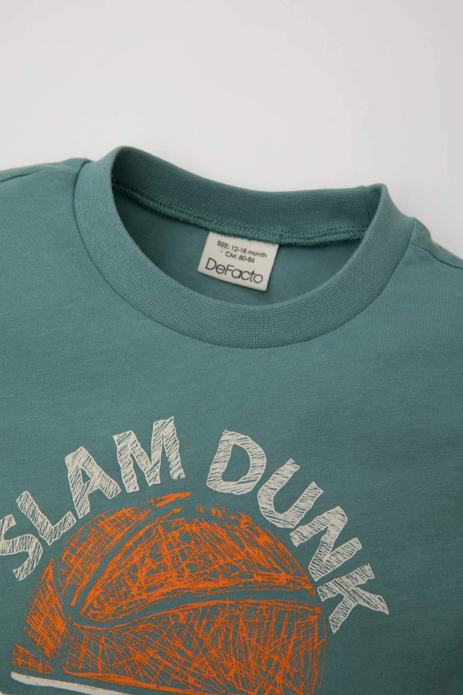 Baby Boy Sports Printed T-Shirt Shorts 2 Piece Set