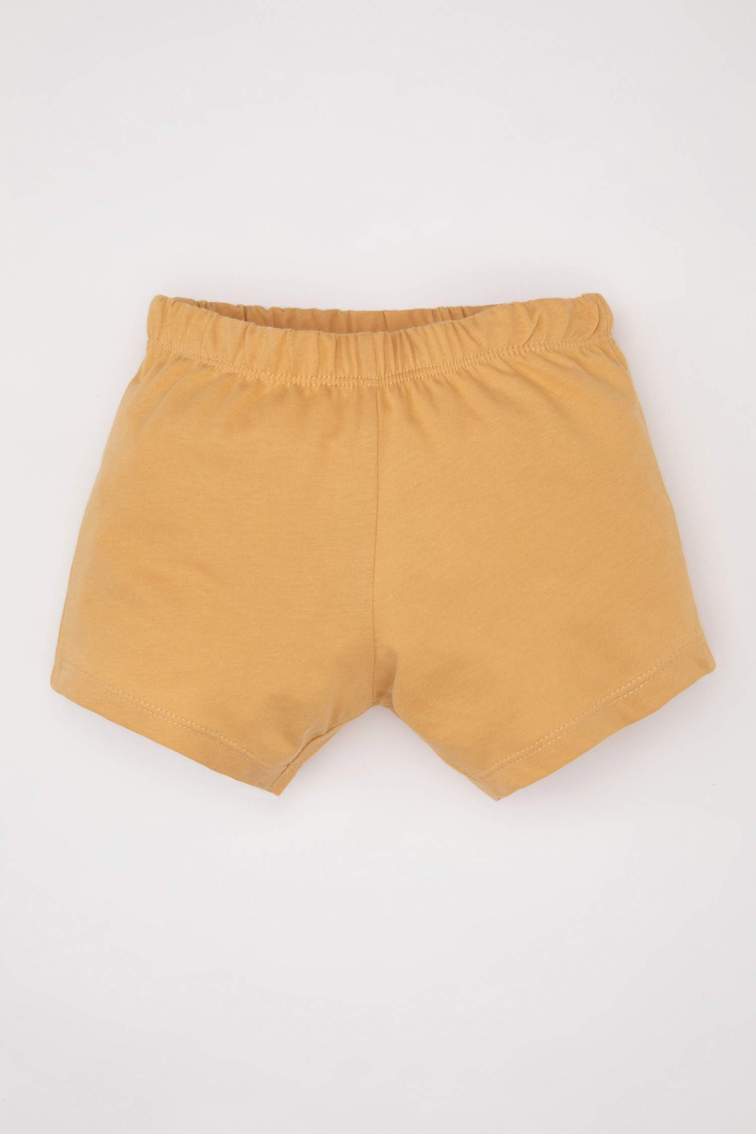 Erkek Bebek 2'li Takım Baskılı Kısa Kollu Tişört Üst Beli Lastikli Kısa Şort Alt