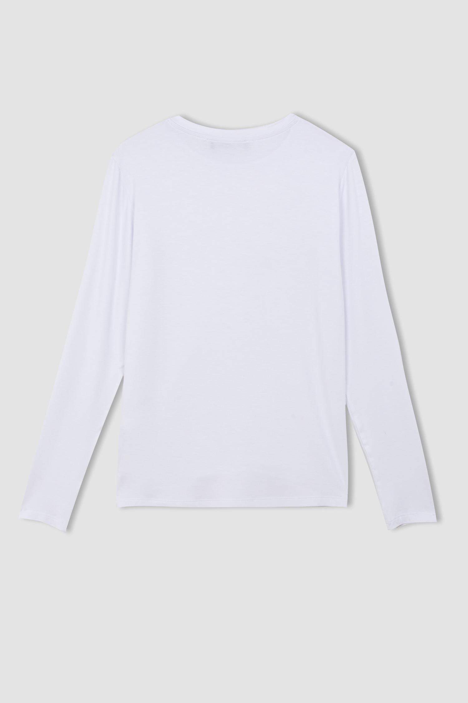 بلوزة ردن طويل بياخة عالية