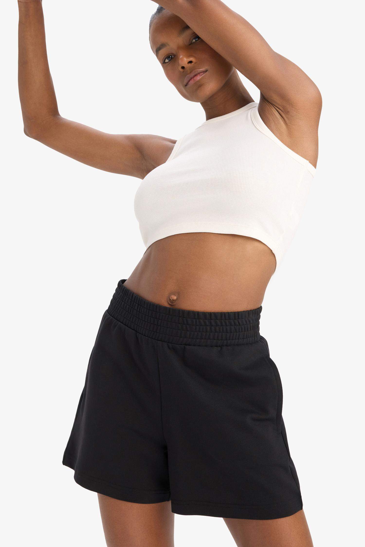 DeFactoFit Oversize Geniş Kalıp Kısa Paça Sporcu Şort