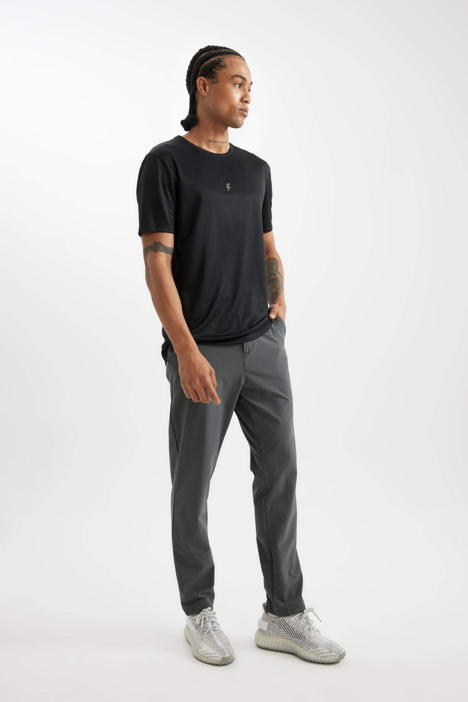 DeFactoFit Standard Leg Woven Trousers