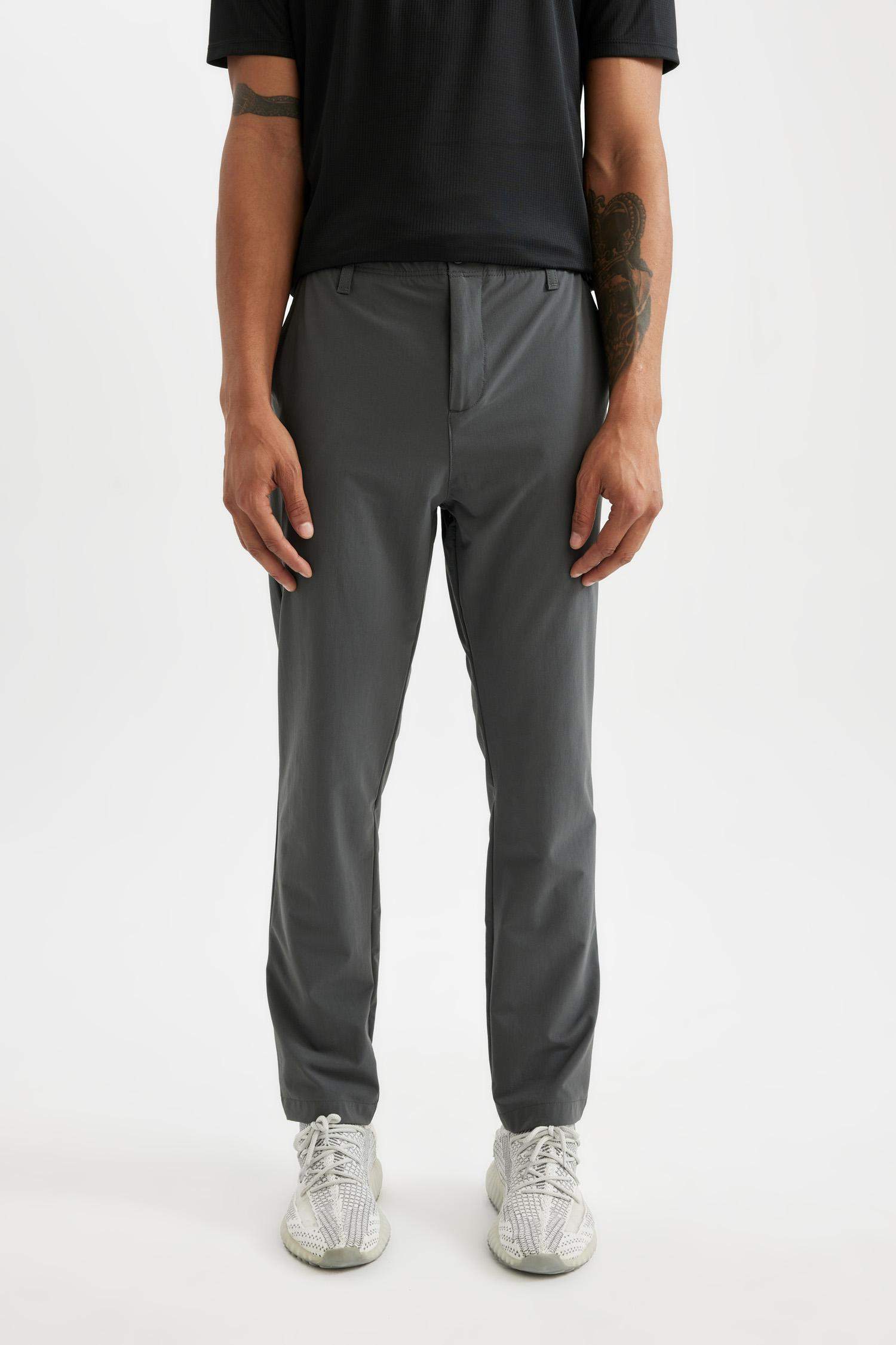 DeFactoFit Standard Leg Woven Trousers