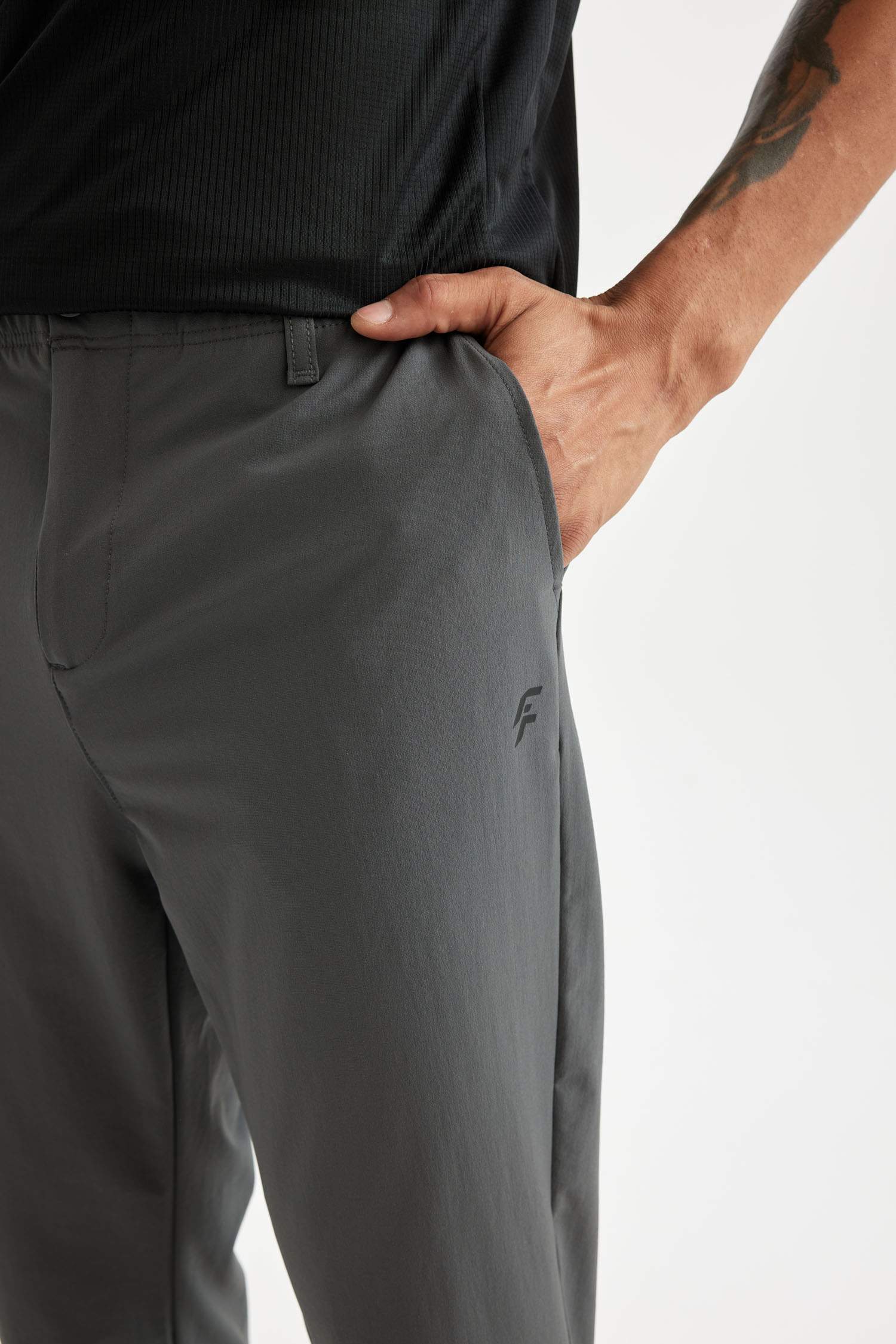 DeFactoFit Standard Leg Woven Trousers