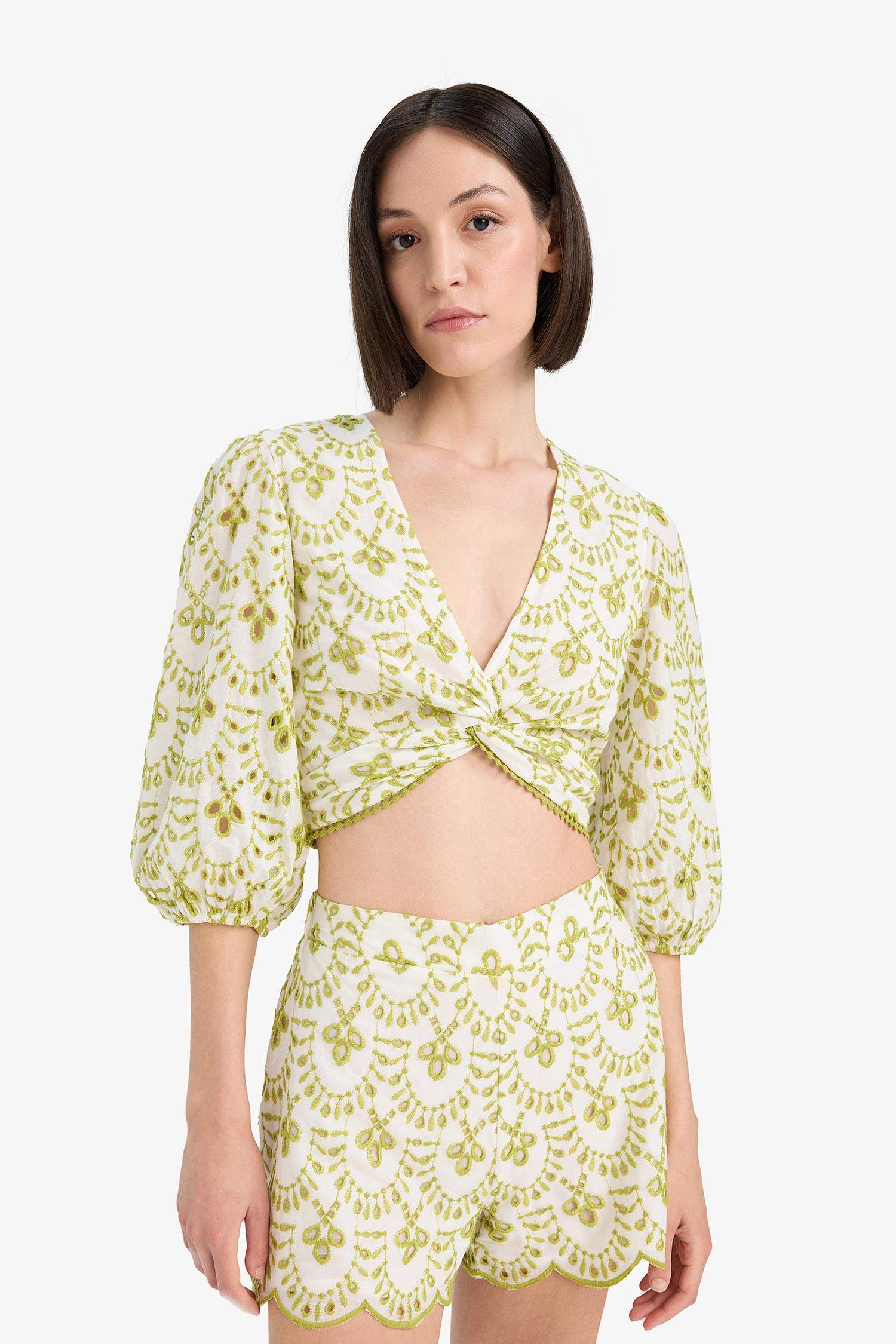 V-Neck Ribana Tank Top