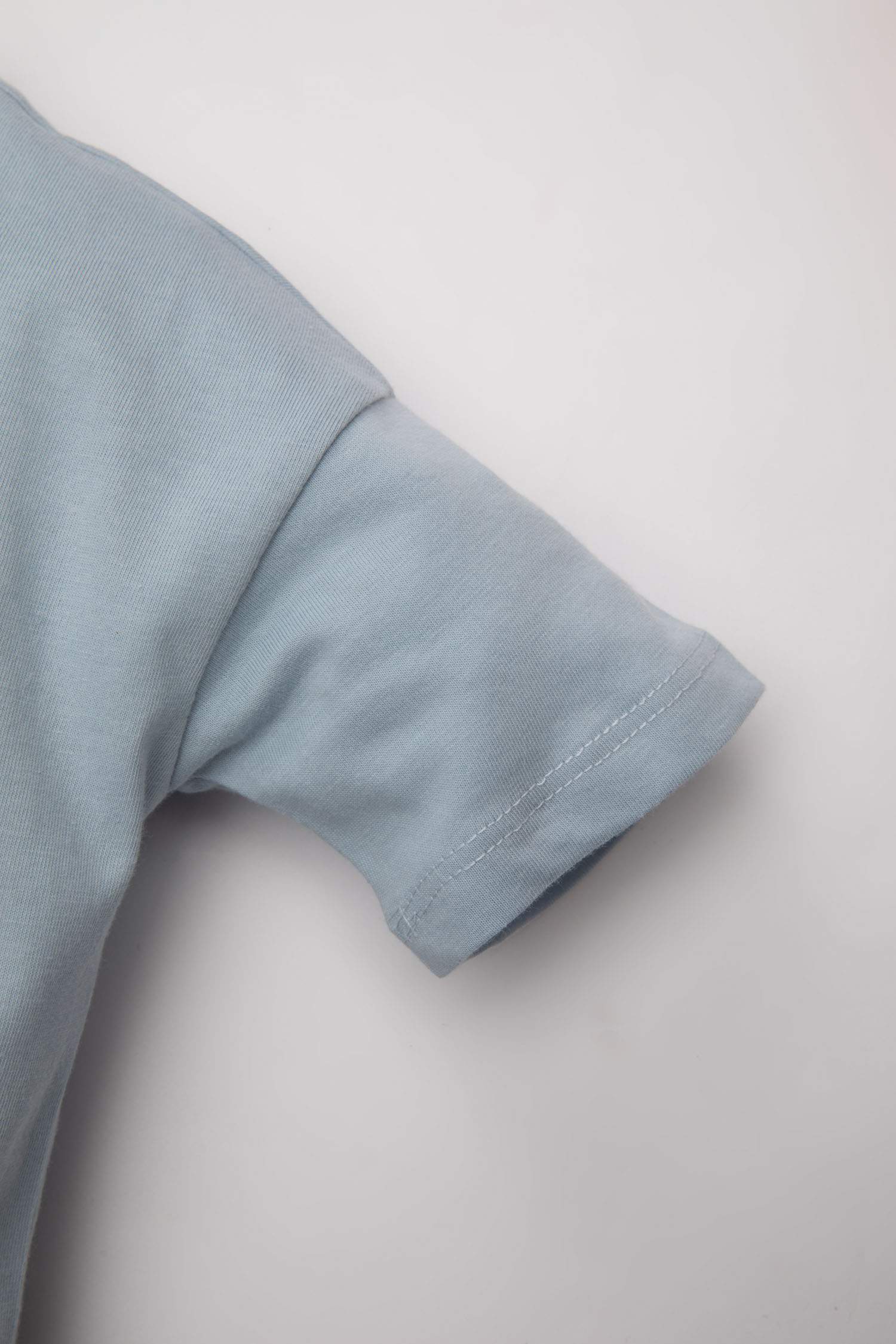 Erkek Bebek 2'li Takım Kaplan Baskılı Kısa Kollu Tişört Şort